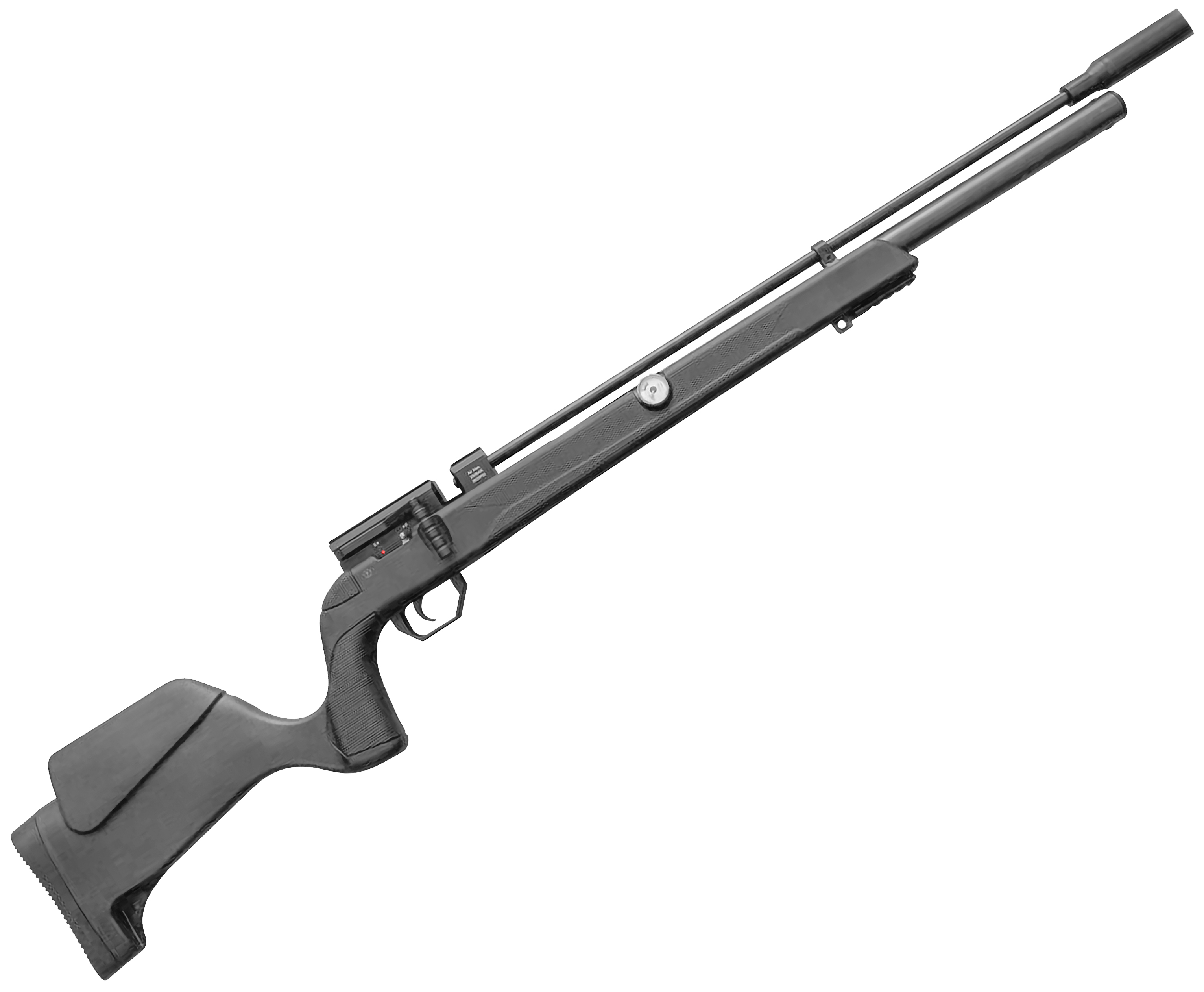 Пневматическая винтовка Borner Streamline 6.35 мм (3 Дж, черный, пластик, PCP)