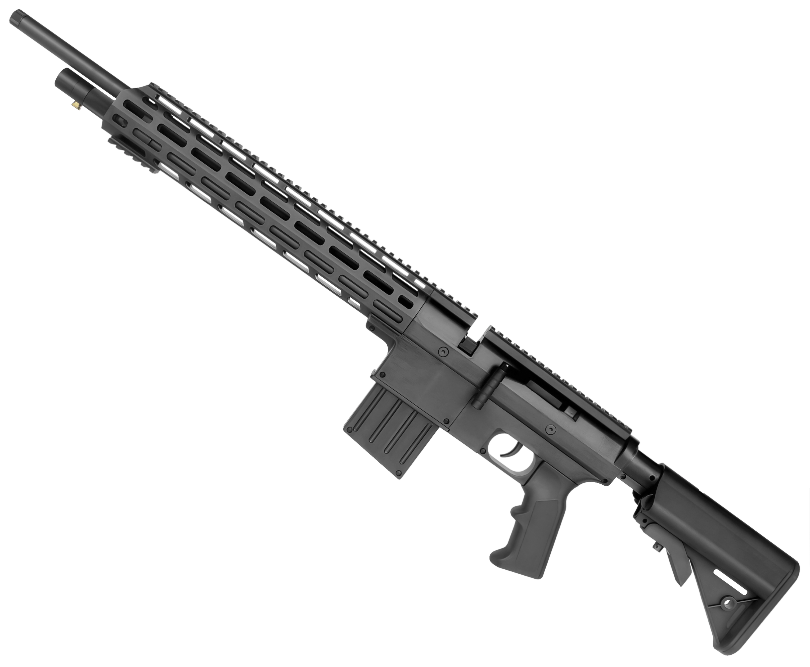 Пневматическая винтовка Borner TacPro 6.35 мм (3 Дж, черный, пластик, PCP)