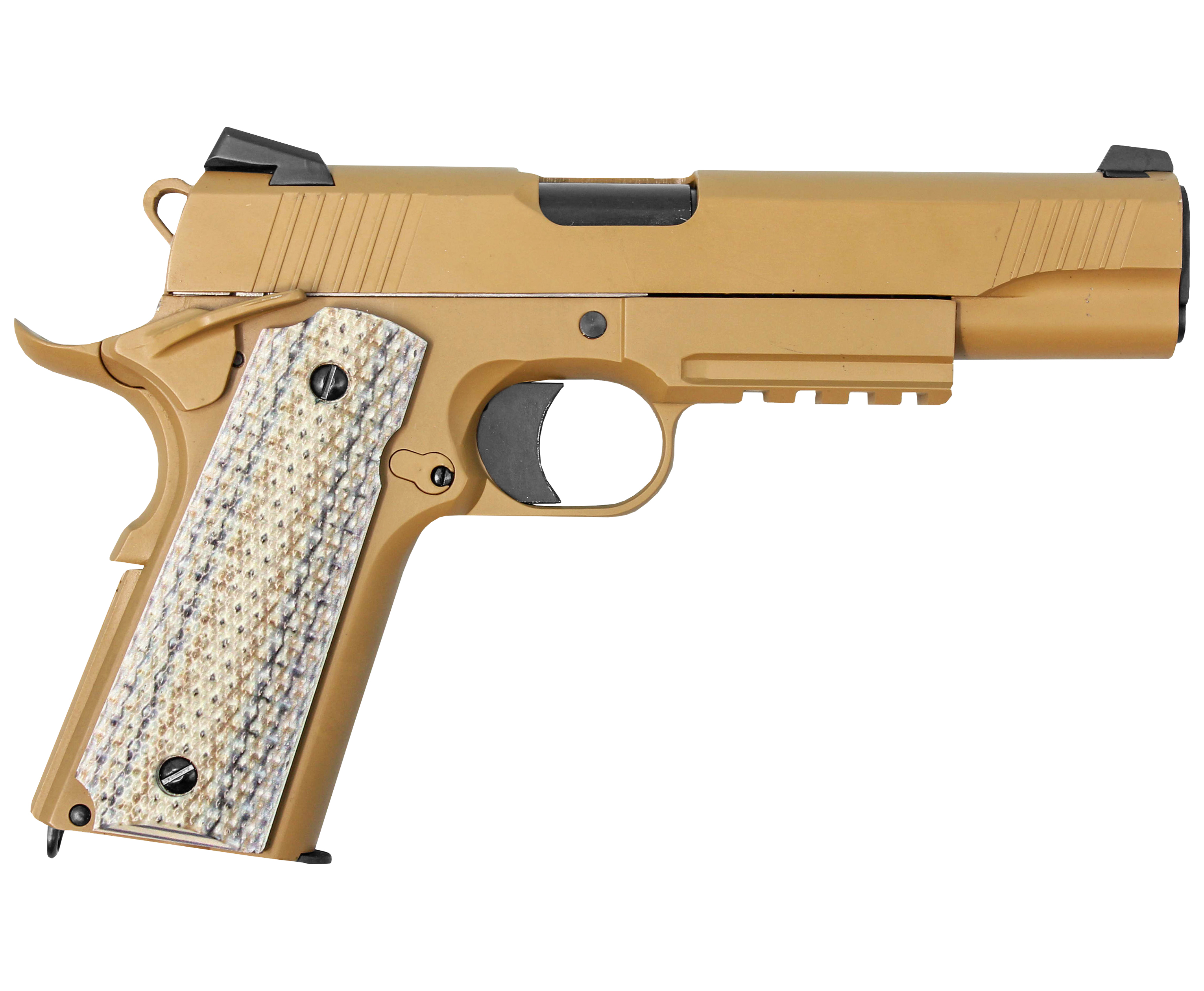 Страйкбольный пистолет Double Bell CLT M45A1 (DB-740, Кольт, Green Gas, 6 мм, Tan)