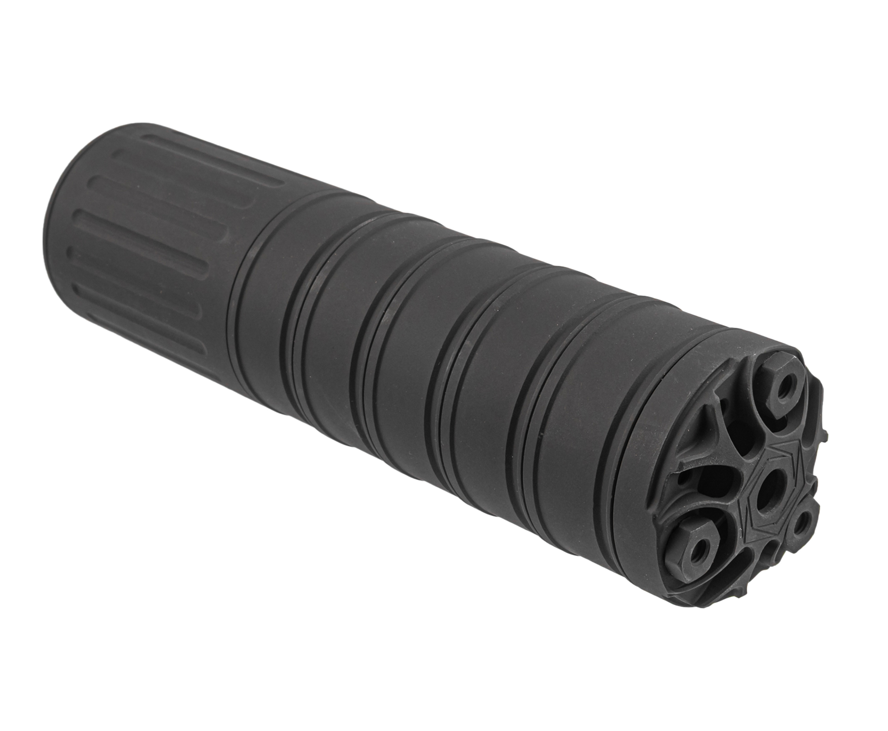 ДТКП Гексагон Град для АК-74 и АК-105 (5.45x39 мм, M24x1.5, 6 камер, 180 мм, банка, сталь)