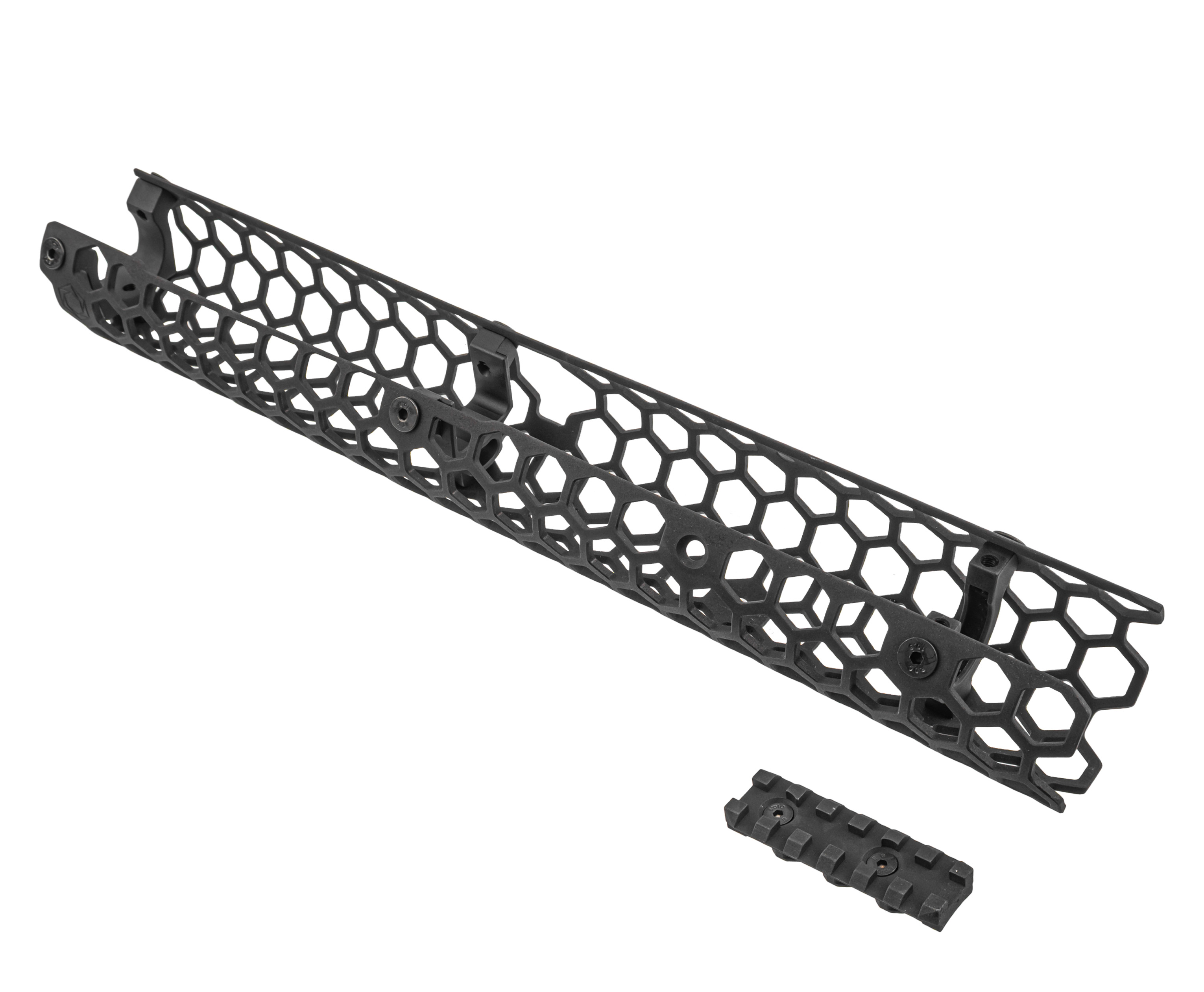 Тактическое цевье Гексагон для АКМ и АК-74 (Сайга 030, 353 мм, Д16Т)