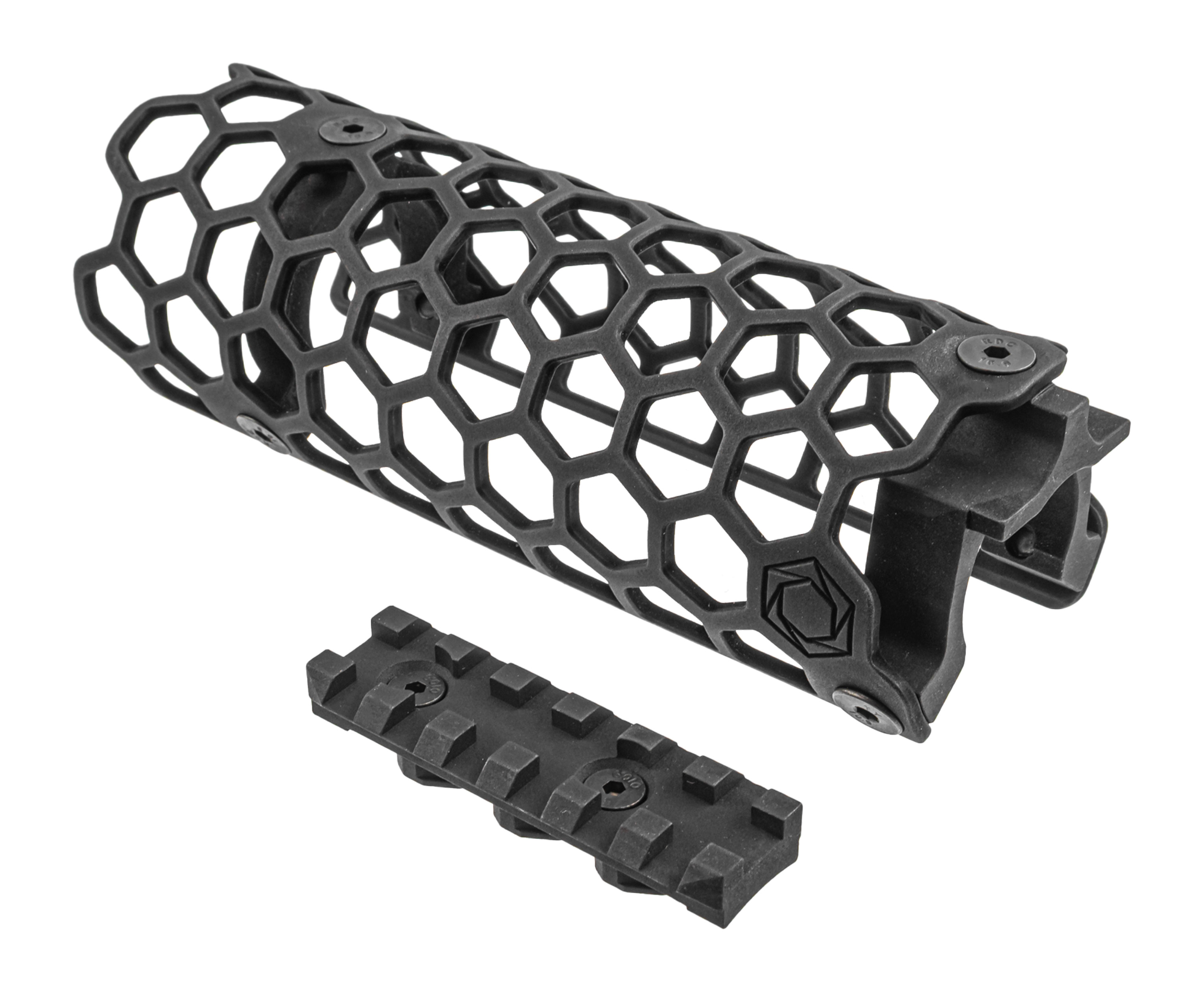 Тактическое цевье Гексагон для АКС-74У (152 мм, Д16Т)