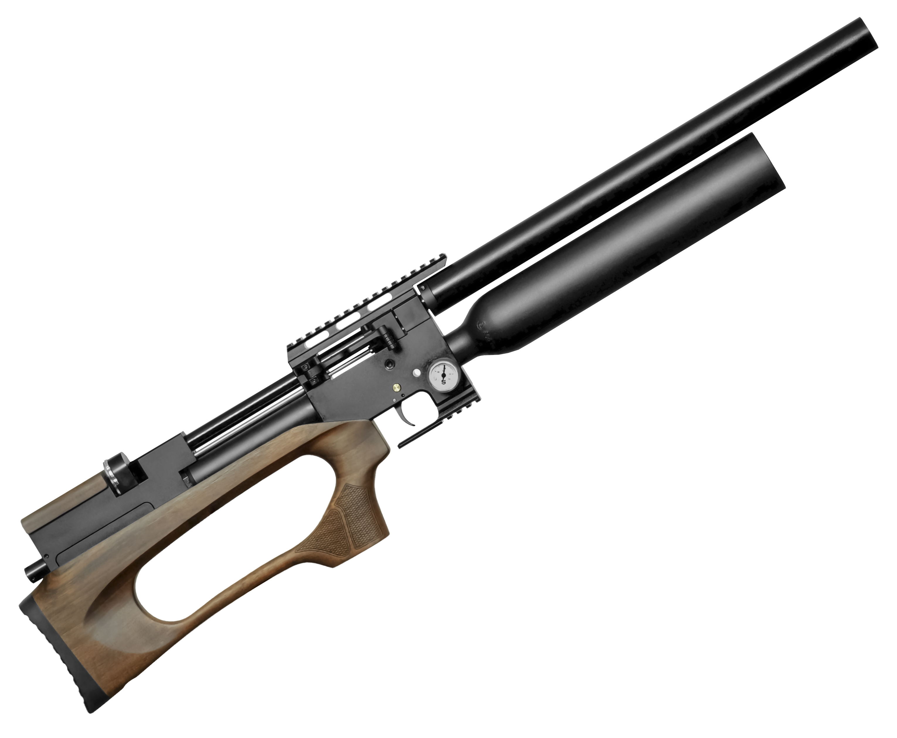 Пневматическая винтовка Storm Zeus Magnum 6.35 мм (PCP, под полнотел, 620 мм, колба)