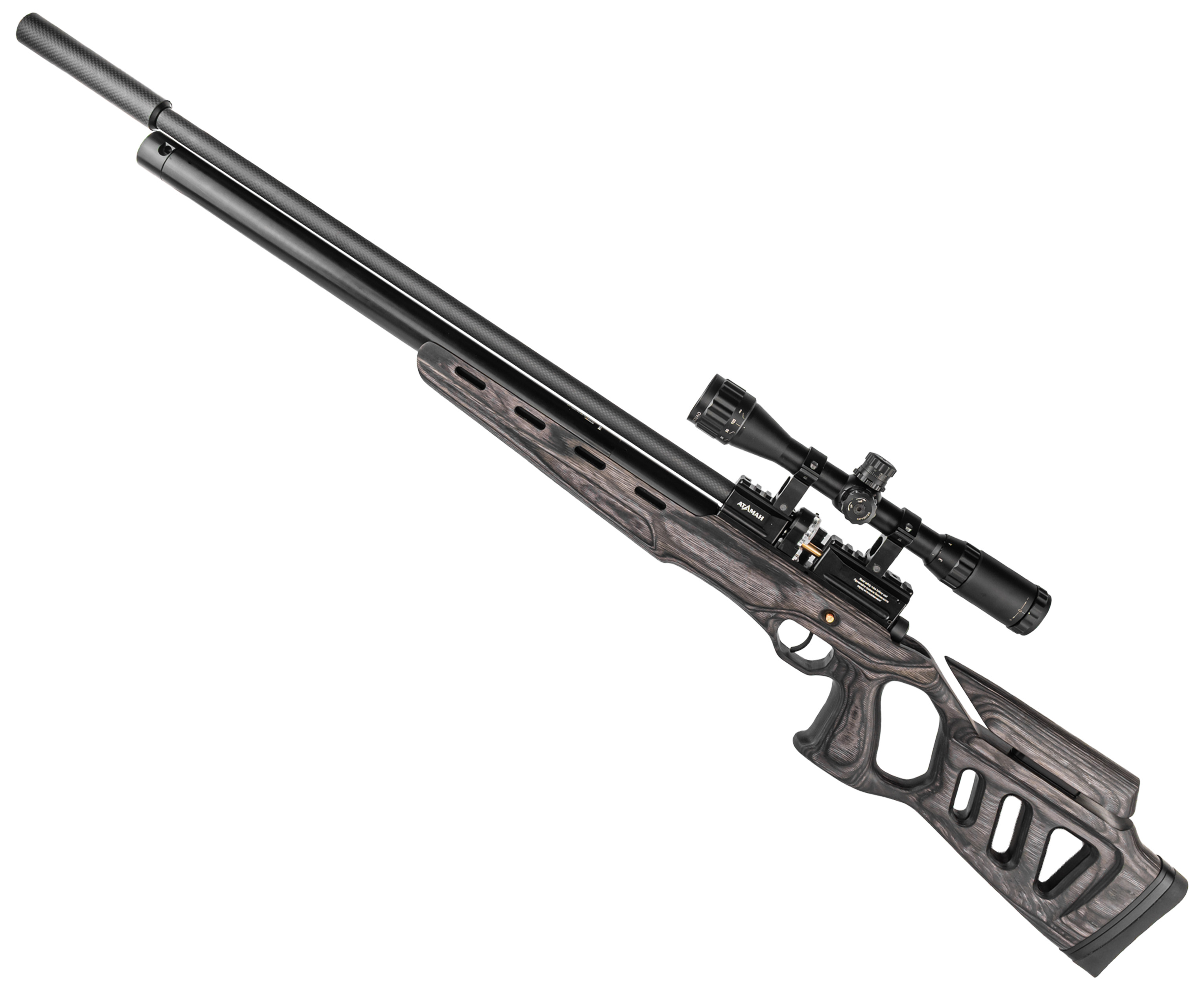 Пневматическая винтовка Ataman M20SD 642 L24 6.35 мм (редуктор, полнотел, черный, ламинат)