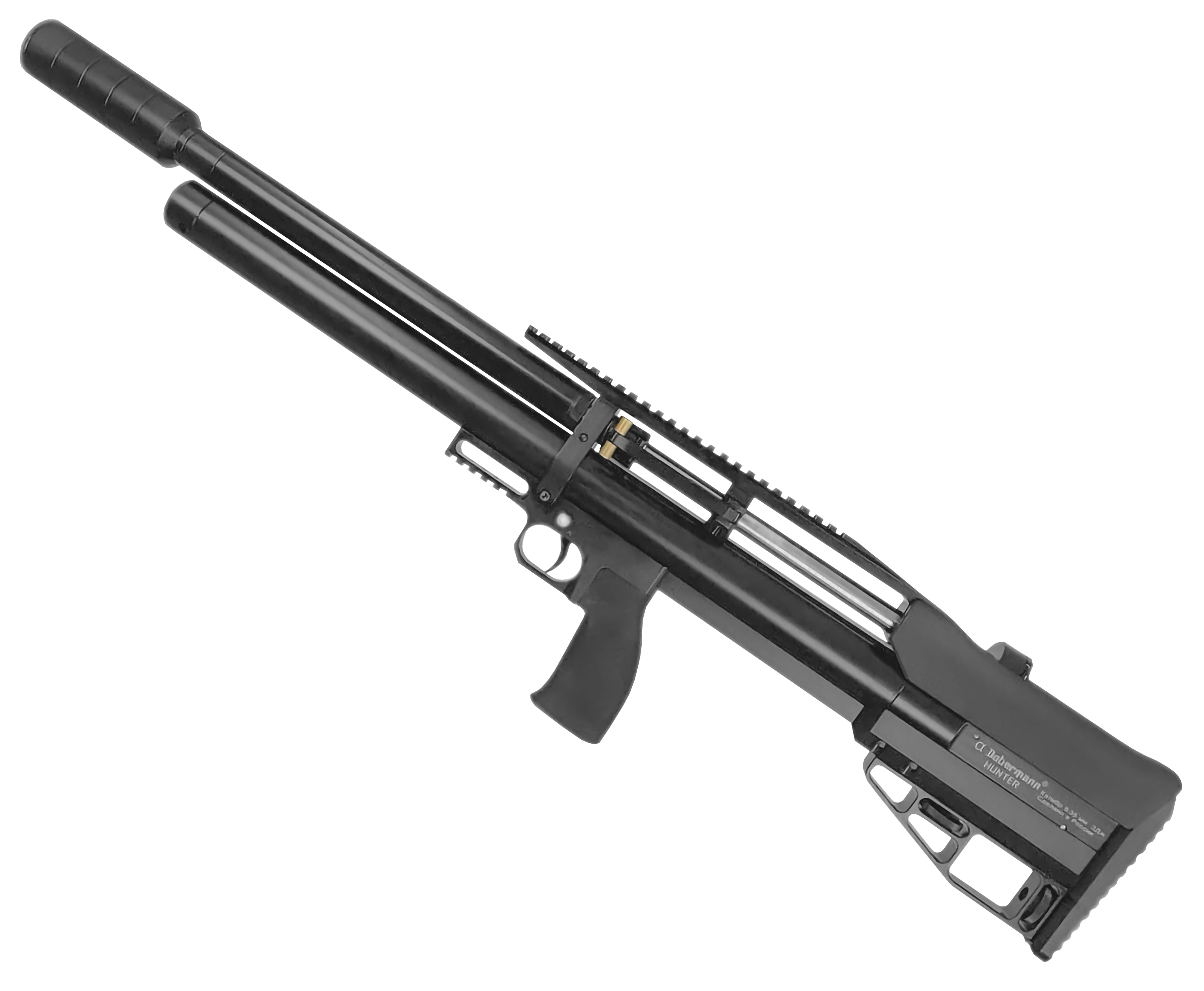 Пневматическая винтовка Dobermann Alfa Hunter 6.35 мм (600 мм, полигонал, прямоток, прямая рукоять)