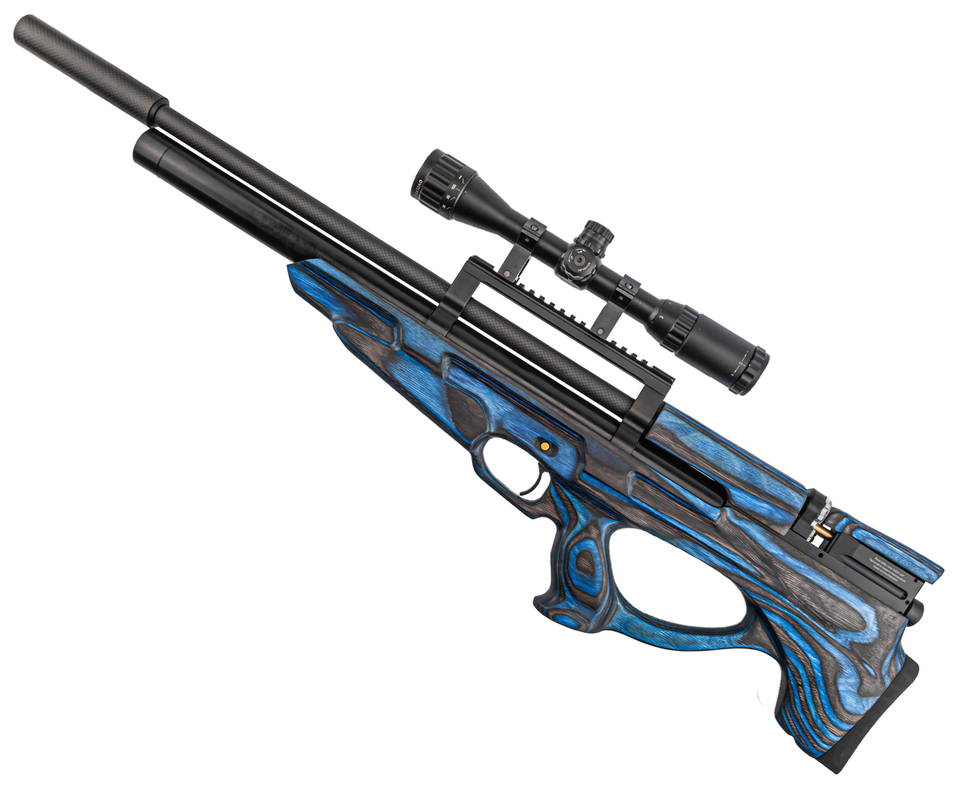 Пневматическая винтовка Ataman Bull-Pup M20SD 648 L1 6.35 мм (ламинат, синий, редуктор, под полнотел)