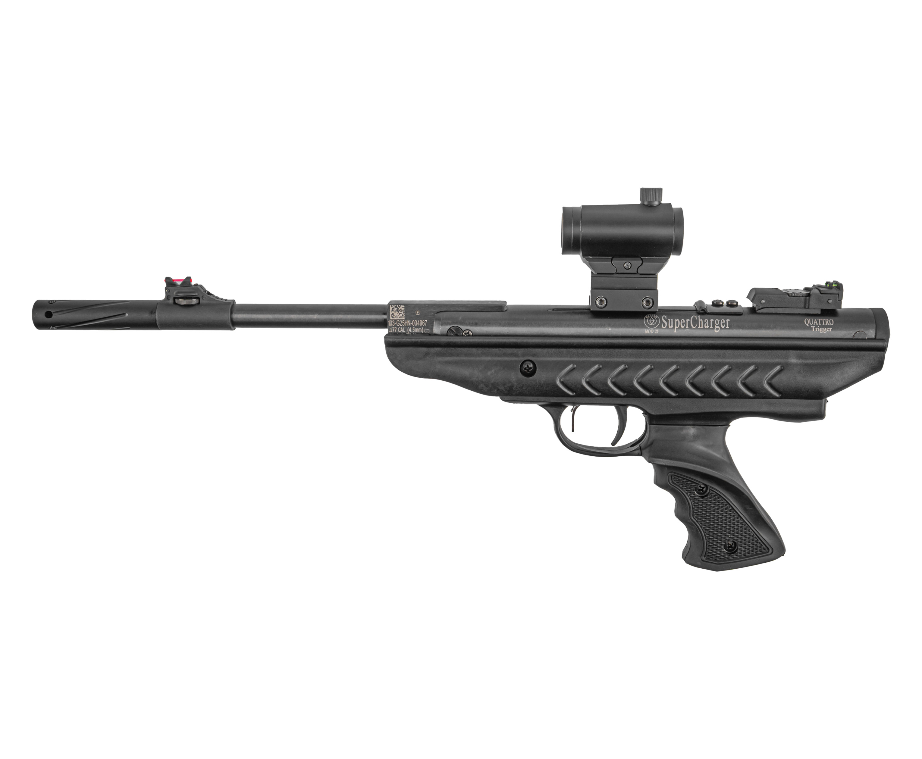 Пневматический пистолет Hatsan MOD 25 Supercharger 4.5 мм (3 Дж, ППП)