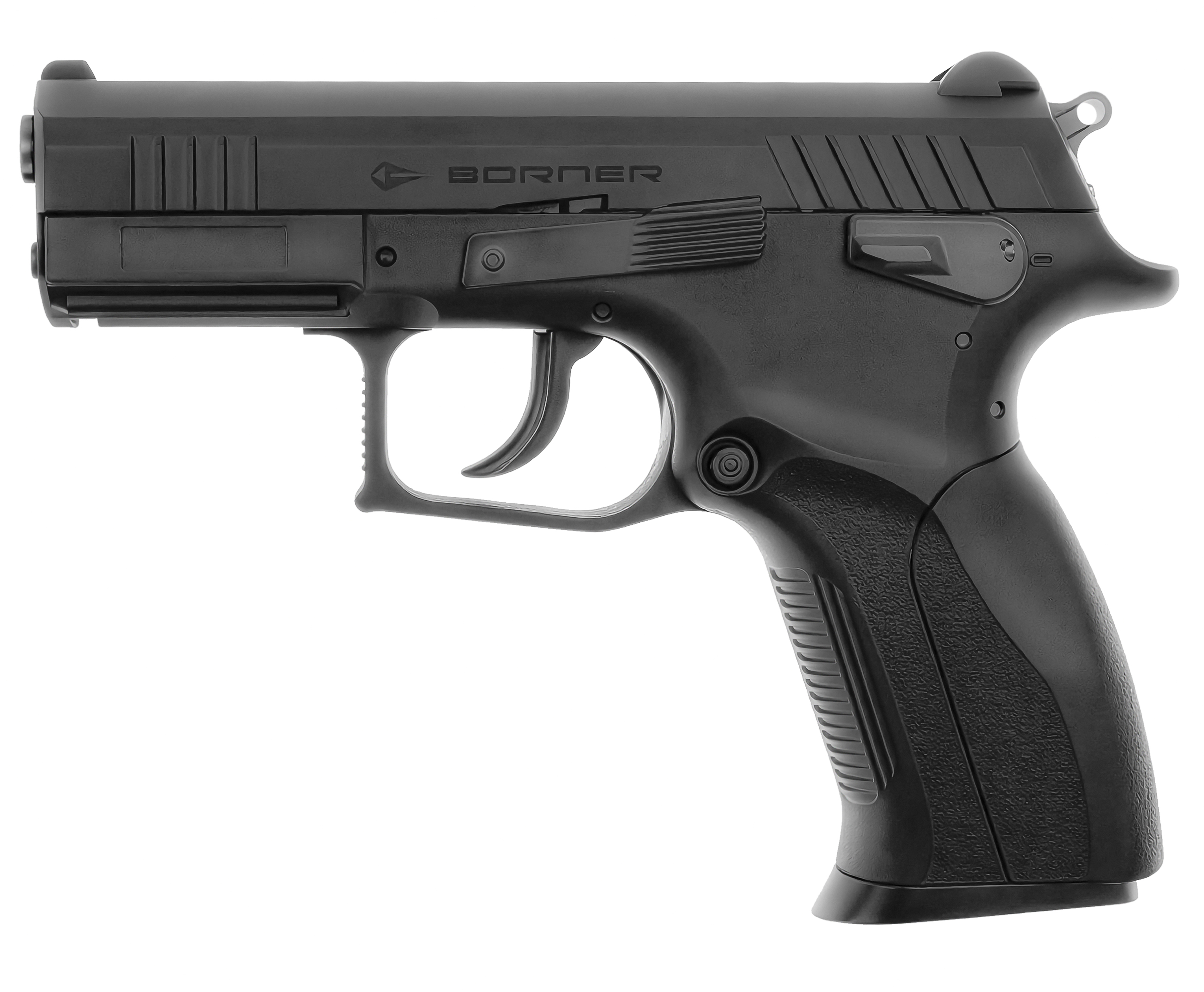 Пневматический пистолет Borner P1 Blowback 4.5 мм (CO2, Grand Power)