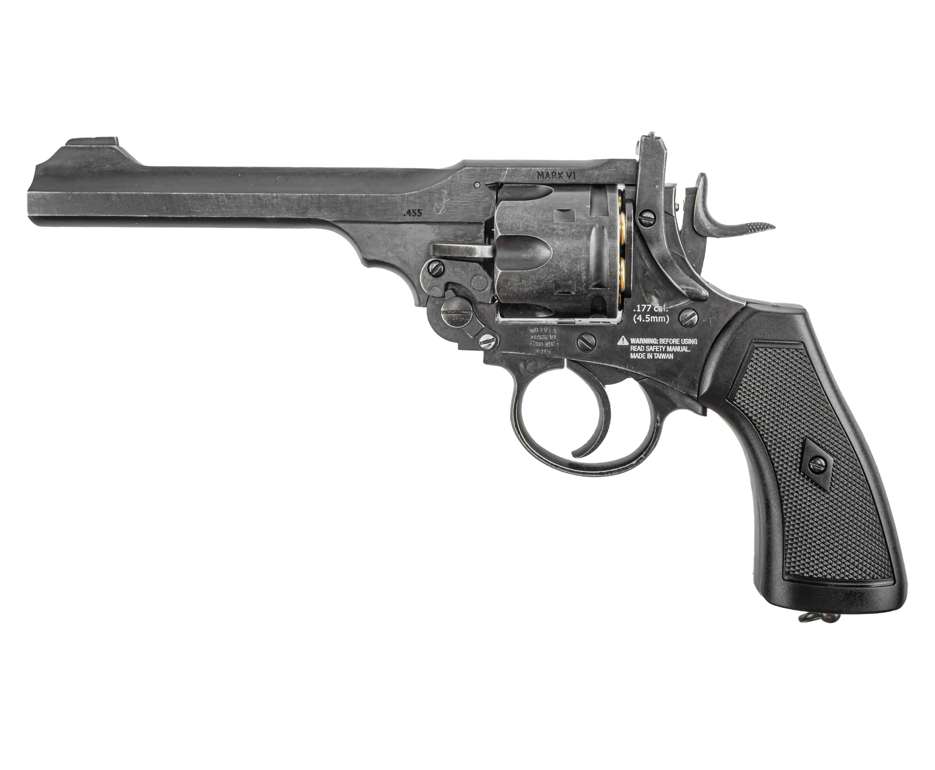 Пневматический револьвер Borner WS 4.5 мм (Webley Scott, Old, BB)