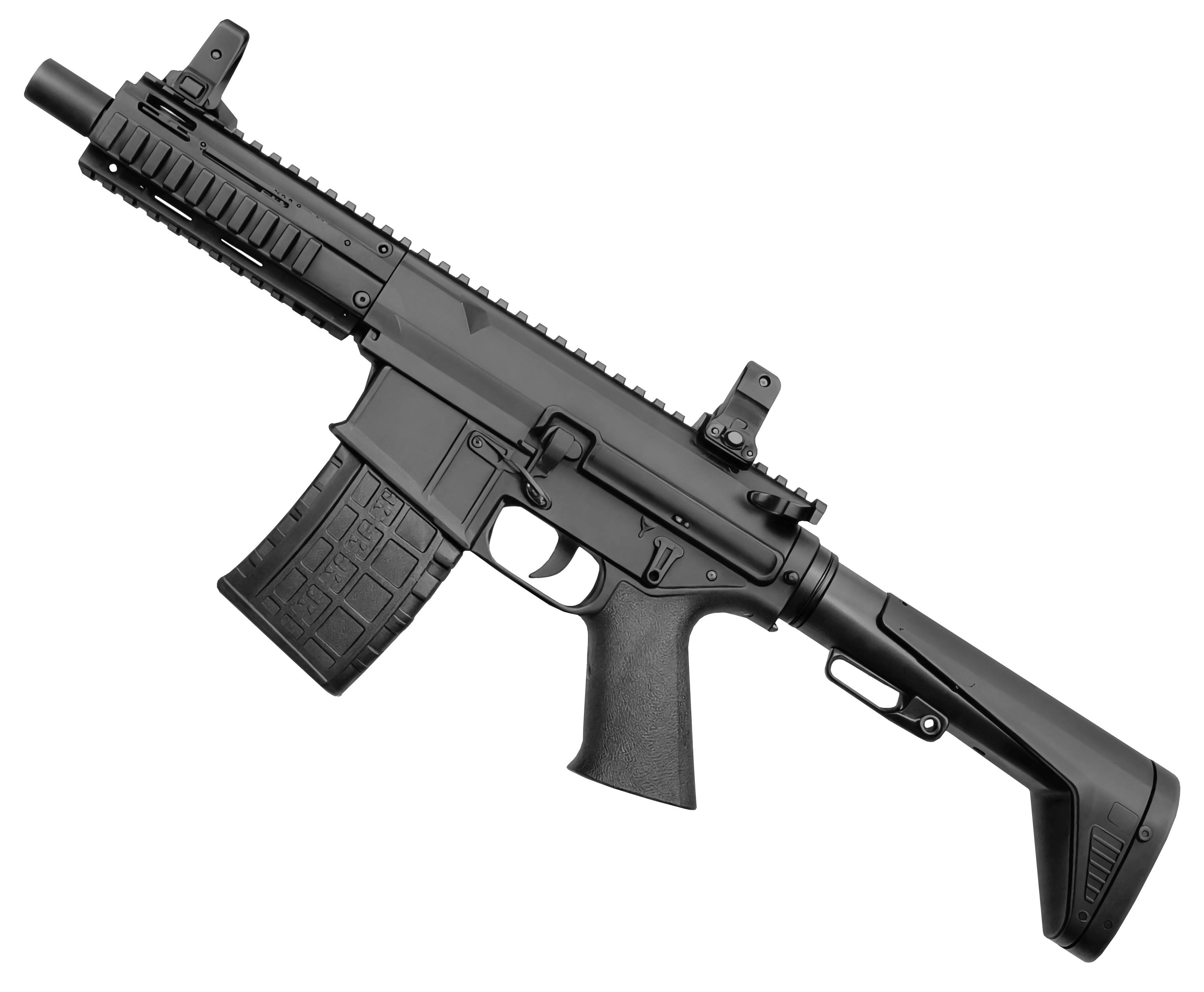 Пневматическая винтовка Borner AR 4.5 мм (AR-15, компакт, CO2)