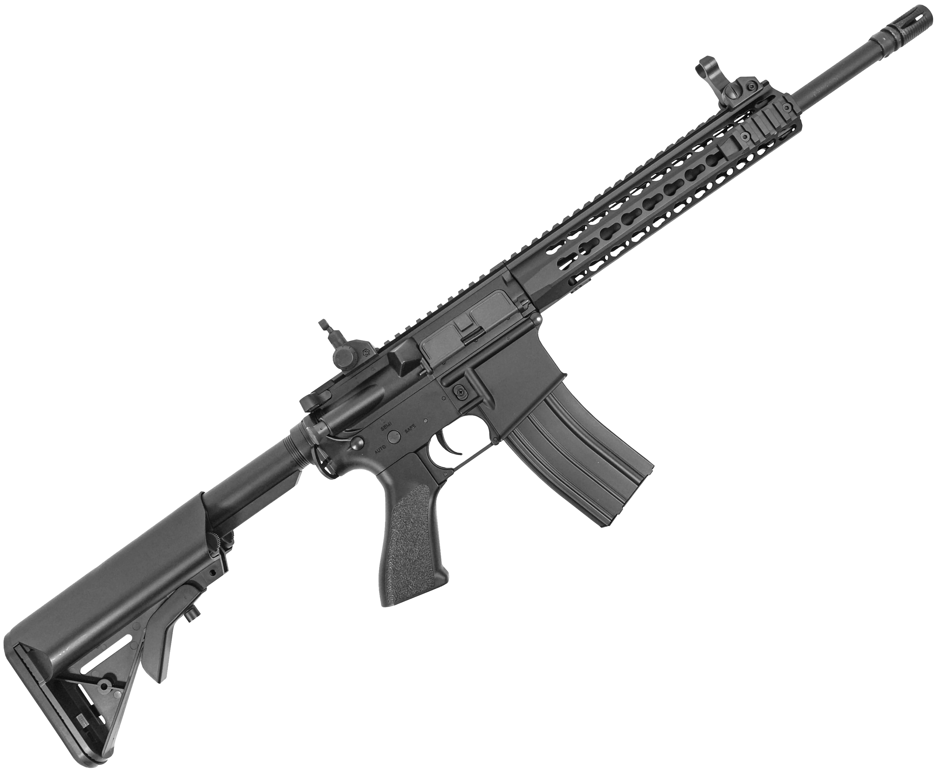 Уценка Страйкбольный автомат Cyma M4 CM515 (6 мм, Weaver, пластик, KeyMod)