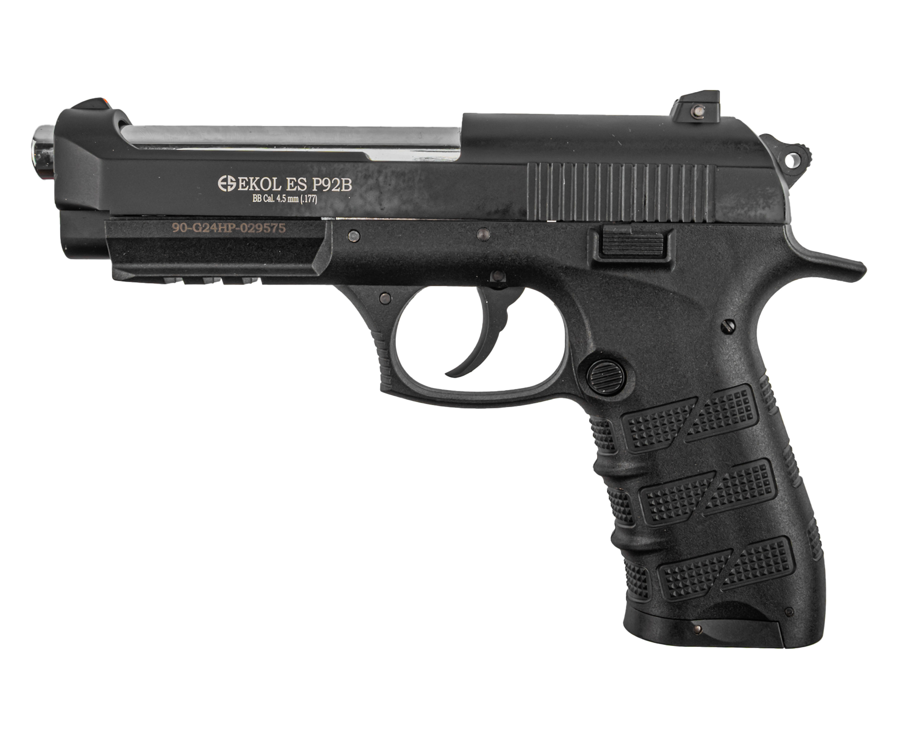 Уценка Пневматический пистолет Ekol ES P92 B Black 4.5 мм (металл, Blowback, Beretta)