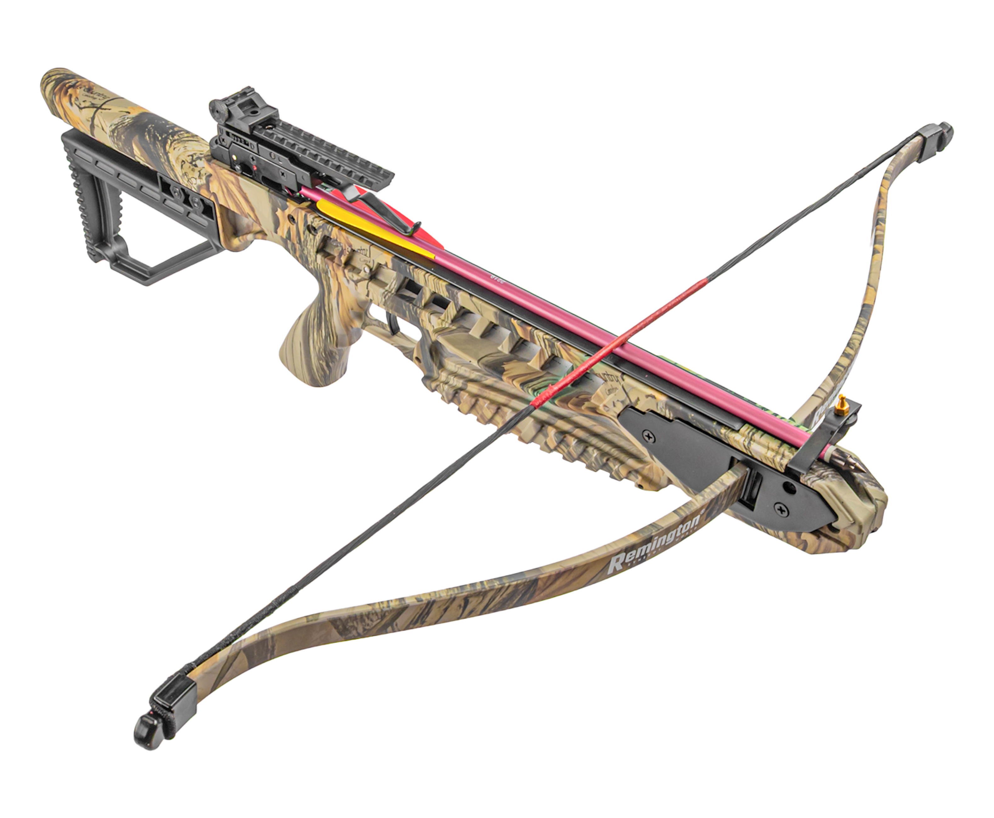 Арбалет рекурсивный Man Kung XB21 (god camo, 2 стрелы, воск, стрингер, натяжитель, MK-XB21GODC)
