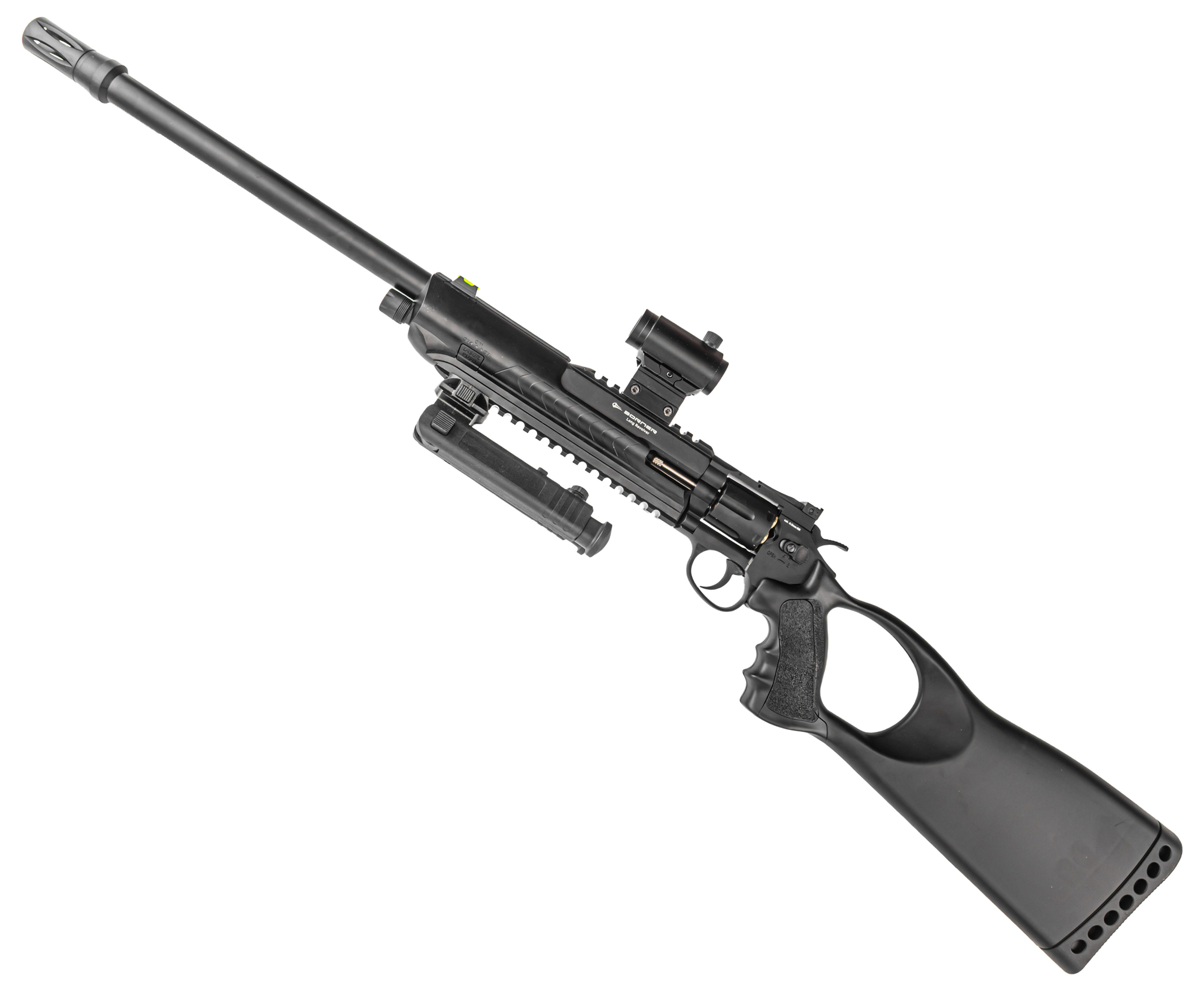 Пневматический револьвер Borner Long Revolver 4.5 мм (карабин)