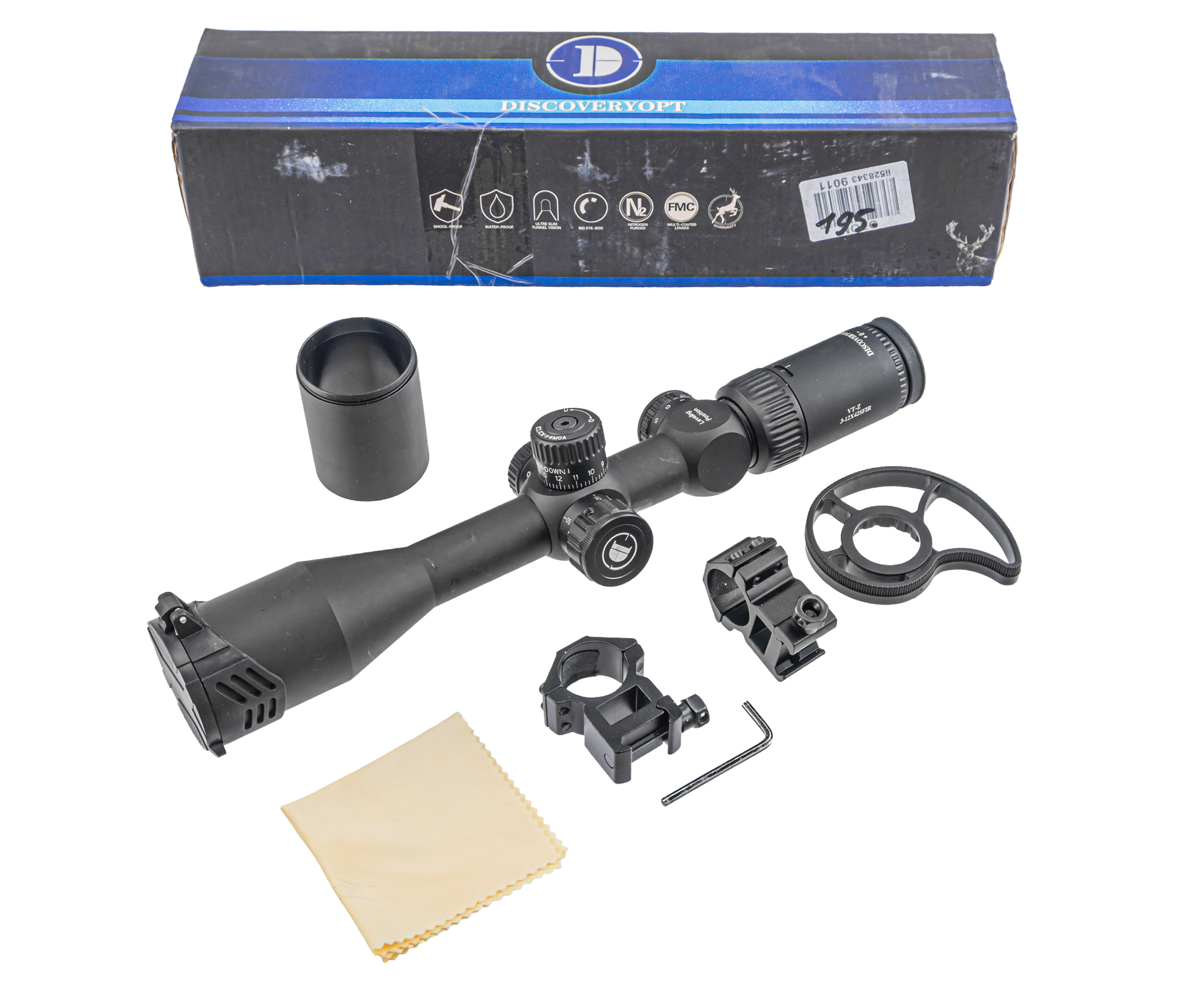 Уценка Оптический прицел Discovery VT-Z 3-12x42SFIR (25.4 мм, оригинал, Weaver, уценка)