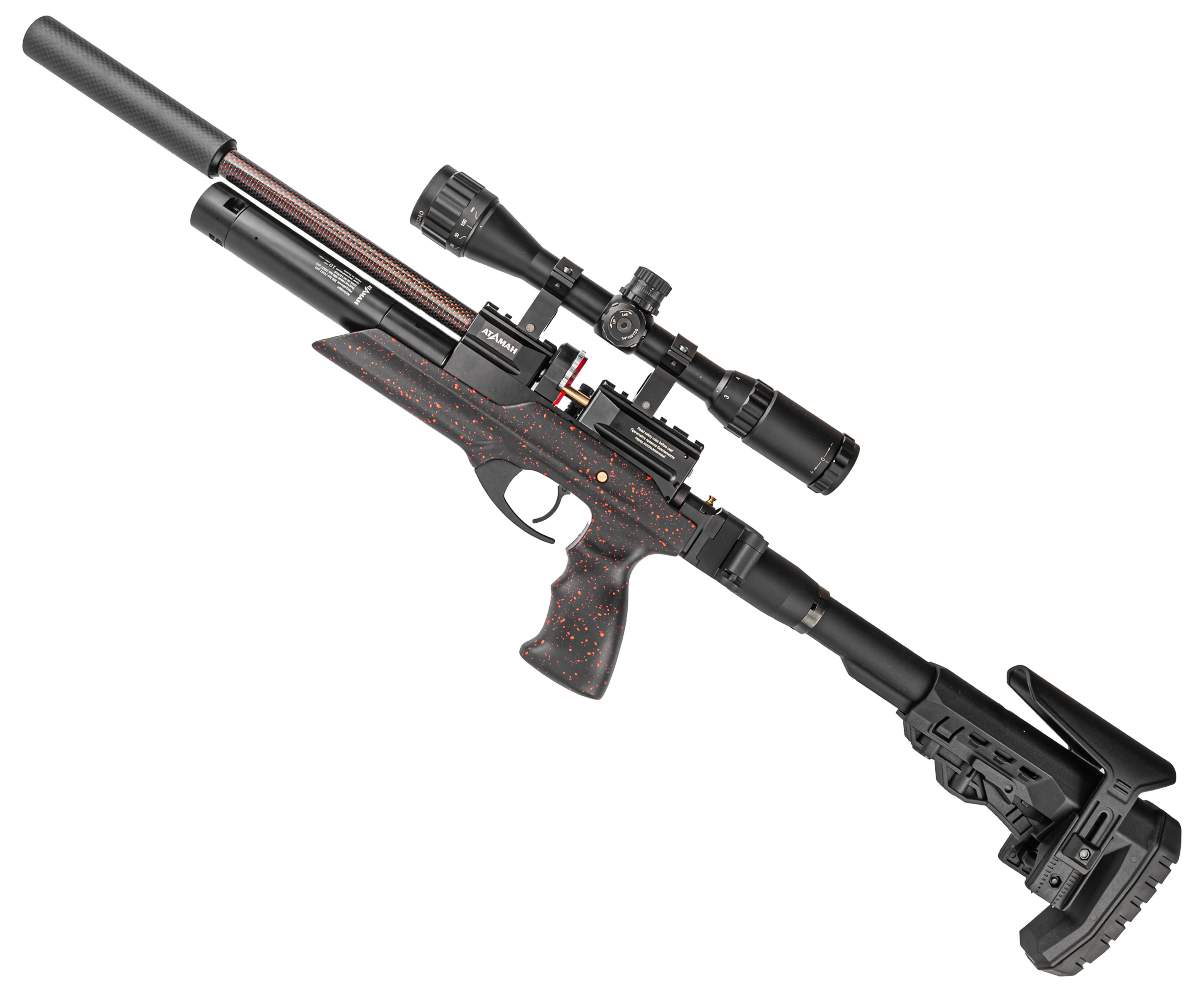 Пневматический пистолет Ataman M20SD.NG.644 Pocket Gun 6.35 мм (приклад, полнотел, бук, красный)