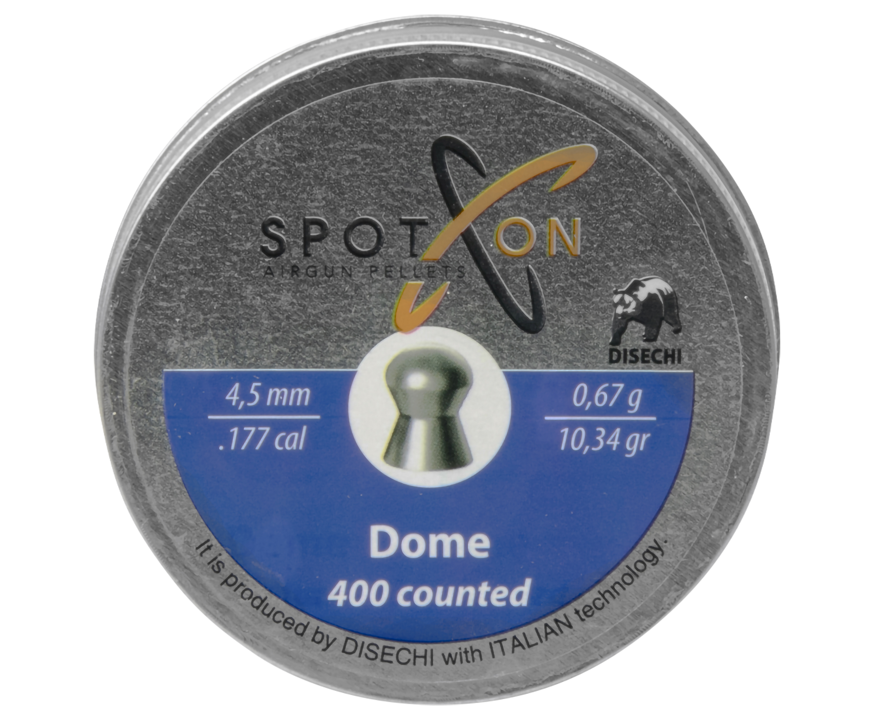 Пули пневматические Spoton Dome 4.5 мм (400 шт, 0.67 г)