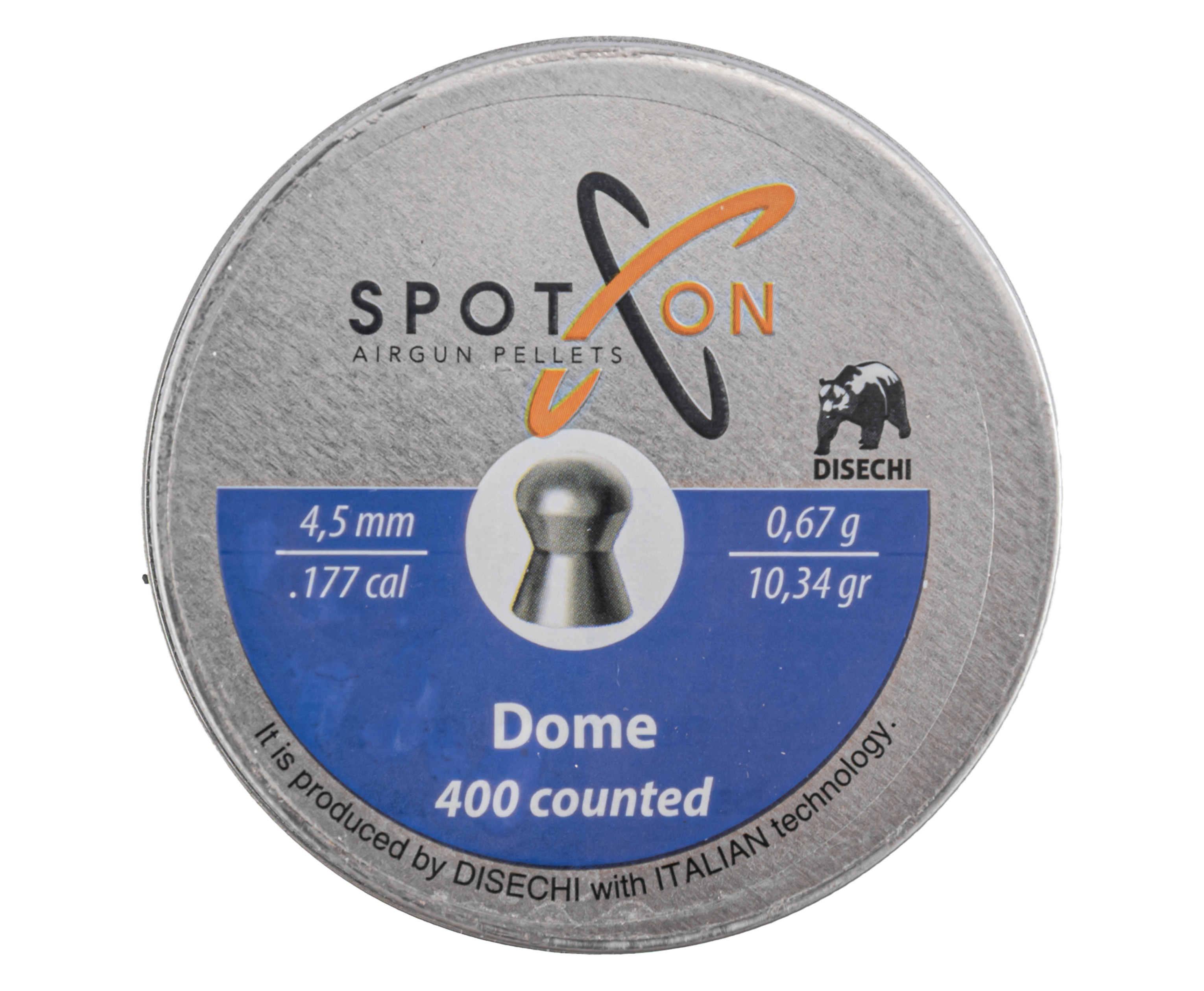 Пули пневматические Spoton Dome 4.5 мм (400 шт, 0.67 г)