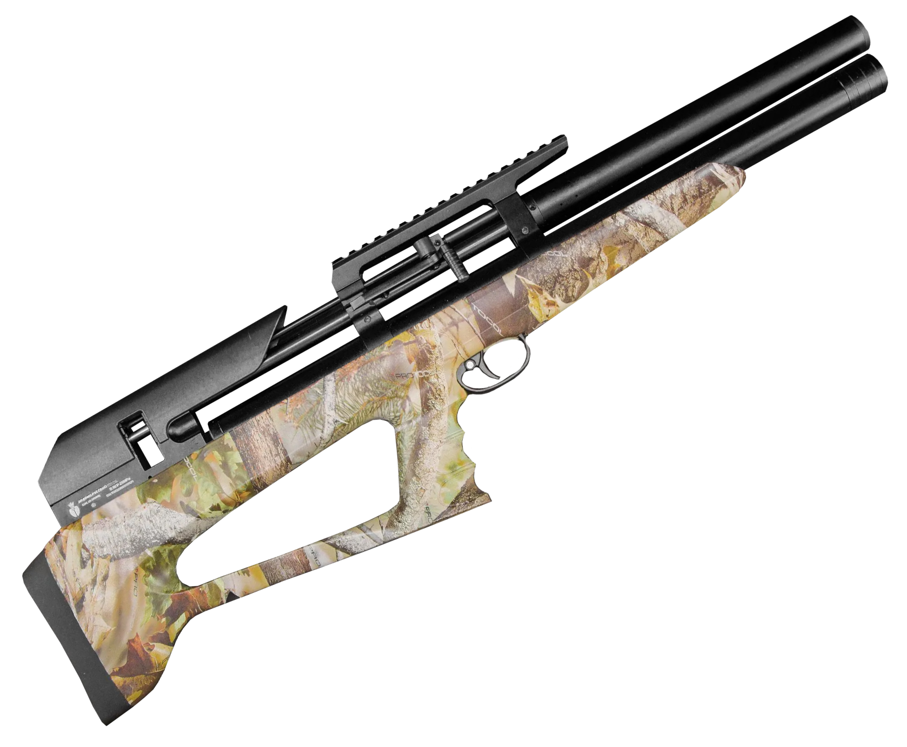 Пневматическая винтовка ZR Arms P35 Camo 5.5 мм (пластик, камуфляж, PCP)