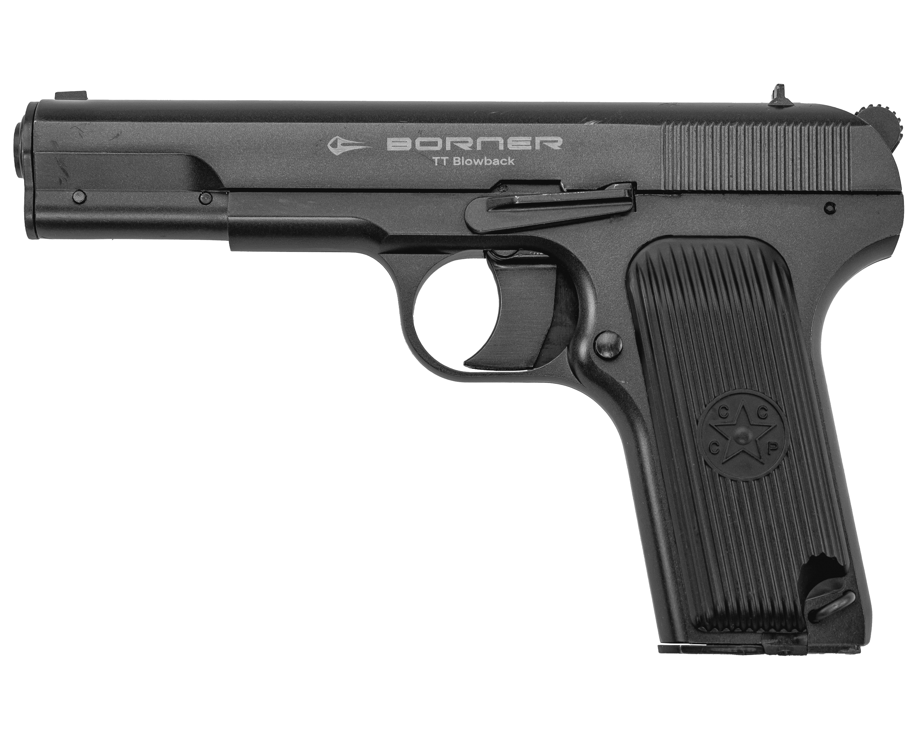 Уценка Пневматический пистолет Borner TT Blowback 4.5 мм (Тульский Токарев)