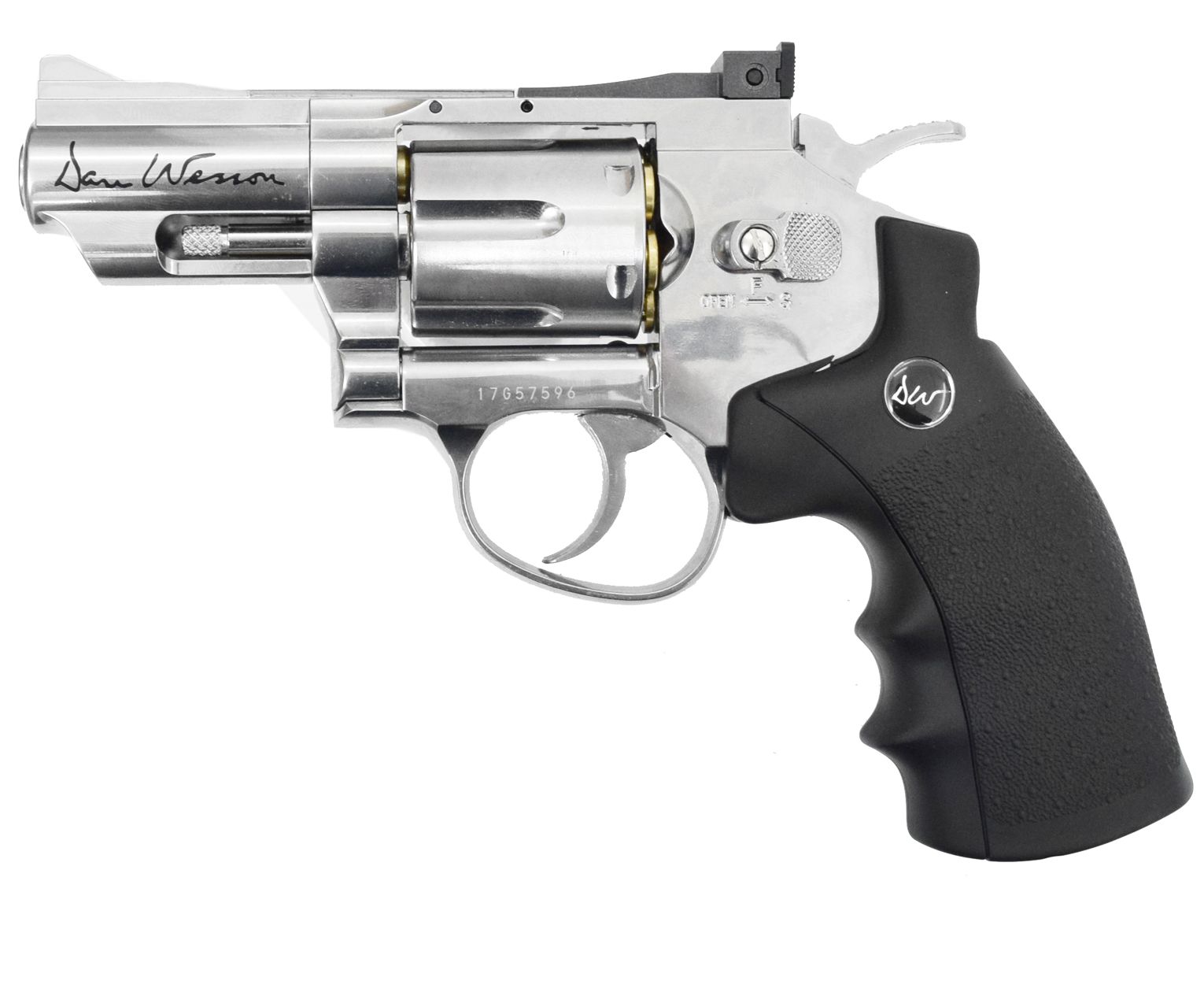 Пневматический револьвер ASG Dan Wesson 2.5 Silver (пулевой) art.18101
