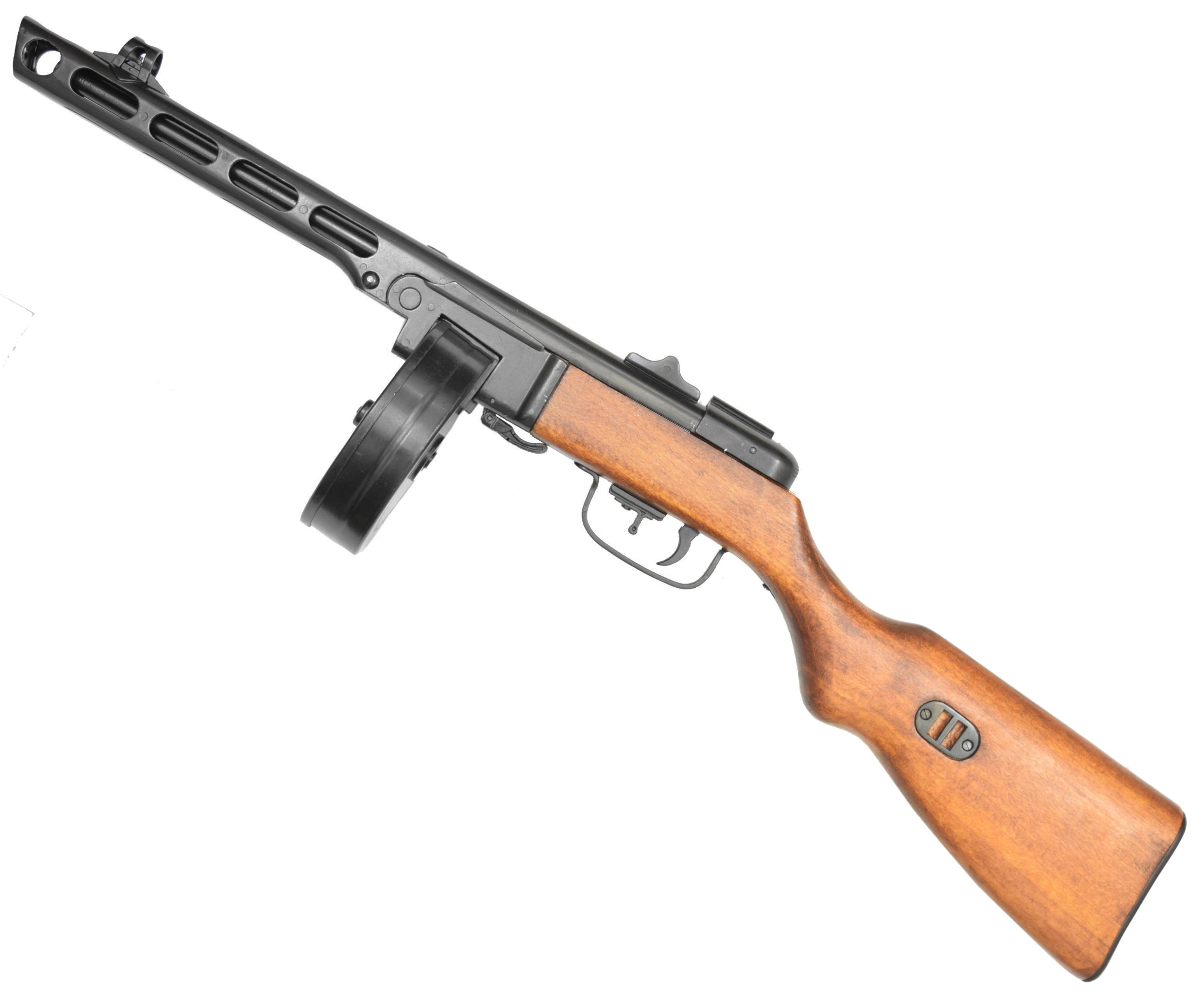 Макет пистолета-пулемета Шпагина (ММГ ППШ 41, DE 1301) купить в Москве иСПБ, цена 21000 руб. Доставка по РФ!