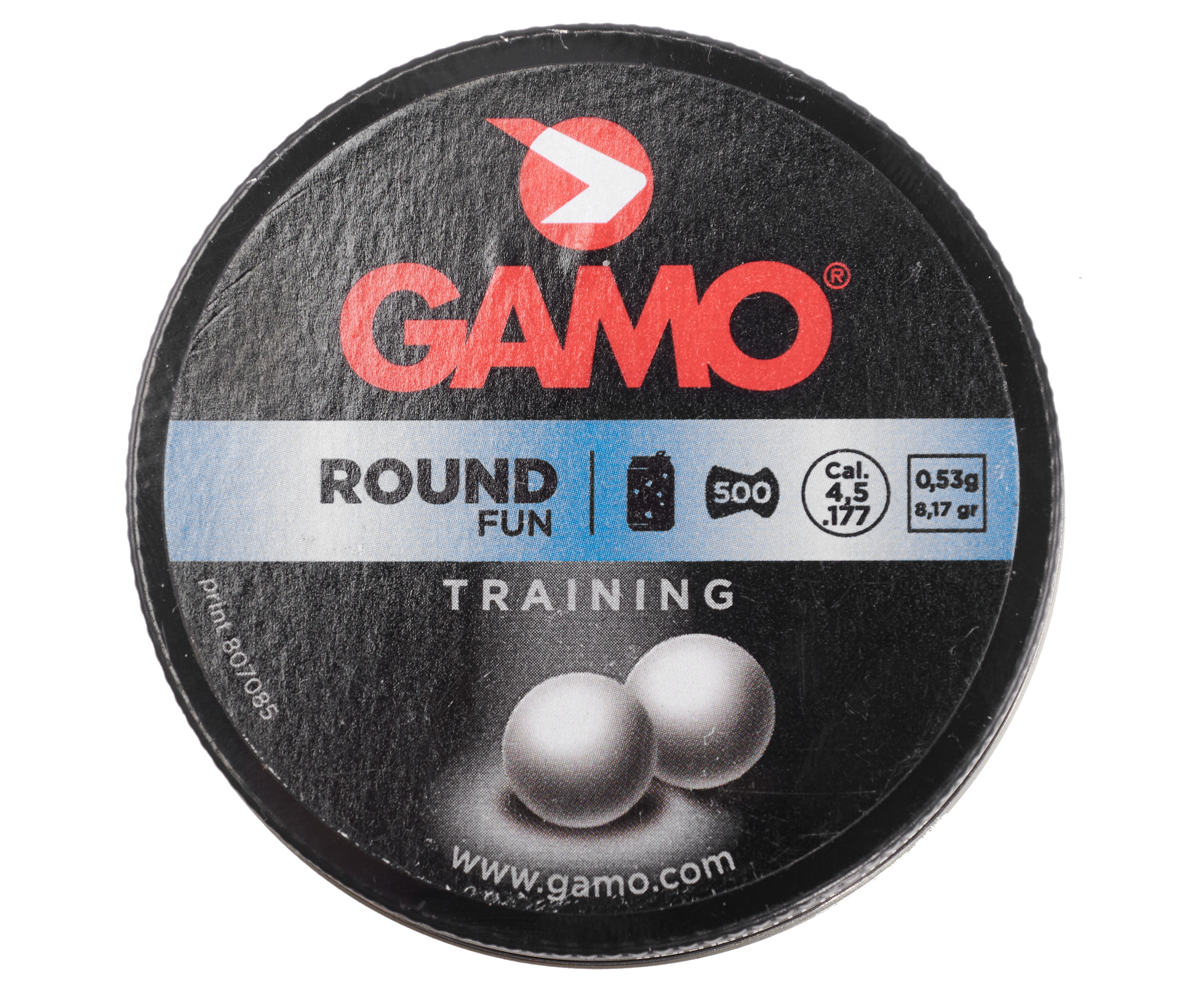 Пули пневматические Gamo Round 4.5 мм (500 шт, 0.53 г)