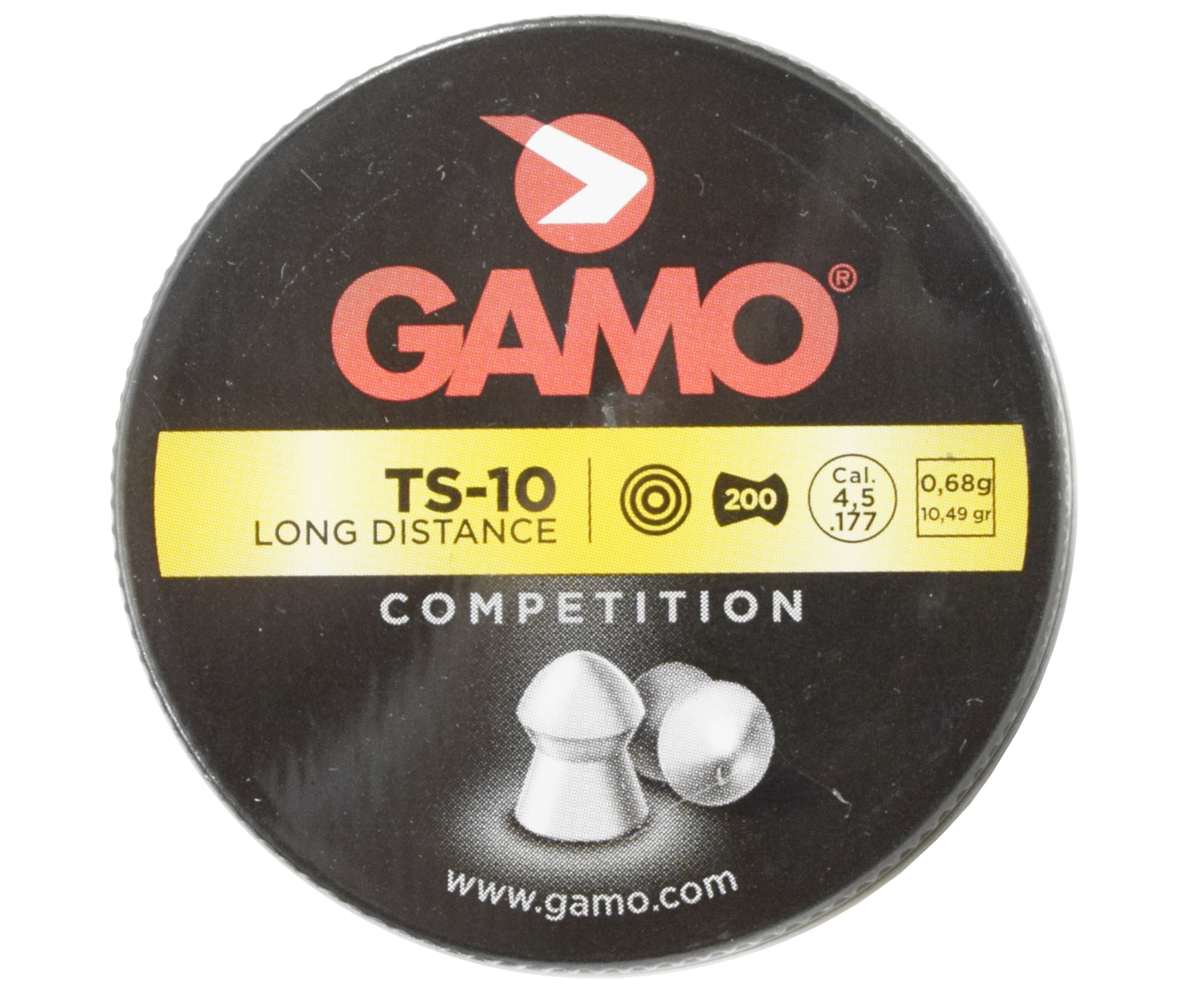 Пули пневматические Gamo TS-10 4.5 мм (200 шт, 0.68 г)