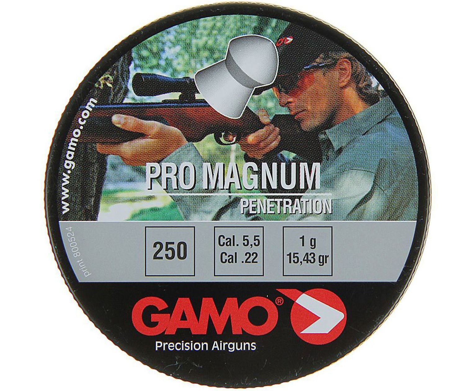 Пули пневматические Gamo Pro-Magnum 5.5 мм (250 шт, 1 г) .