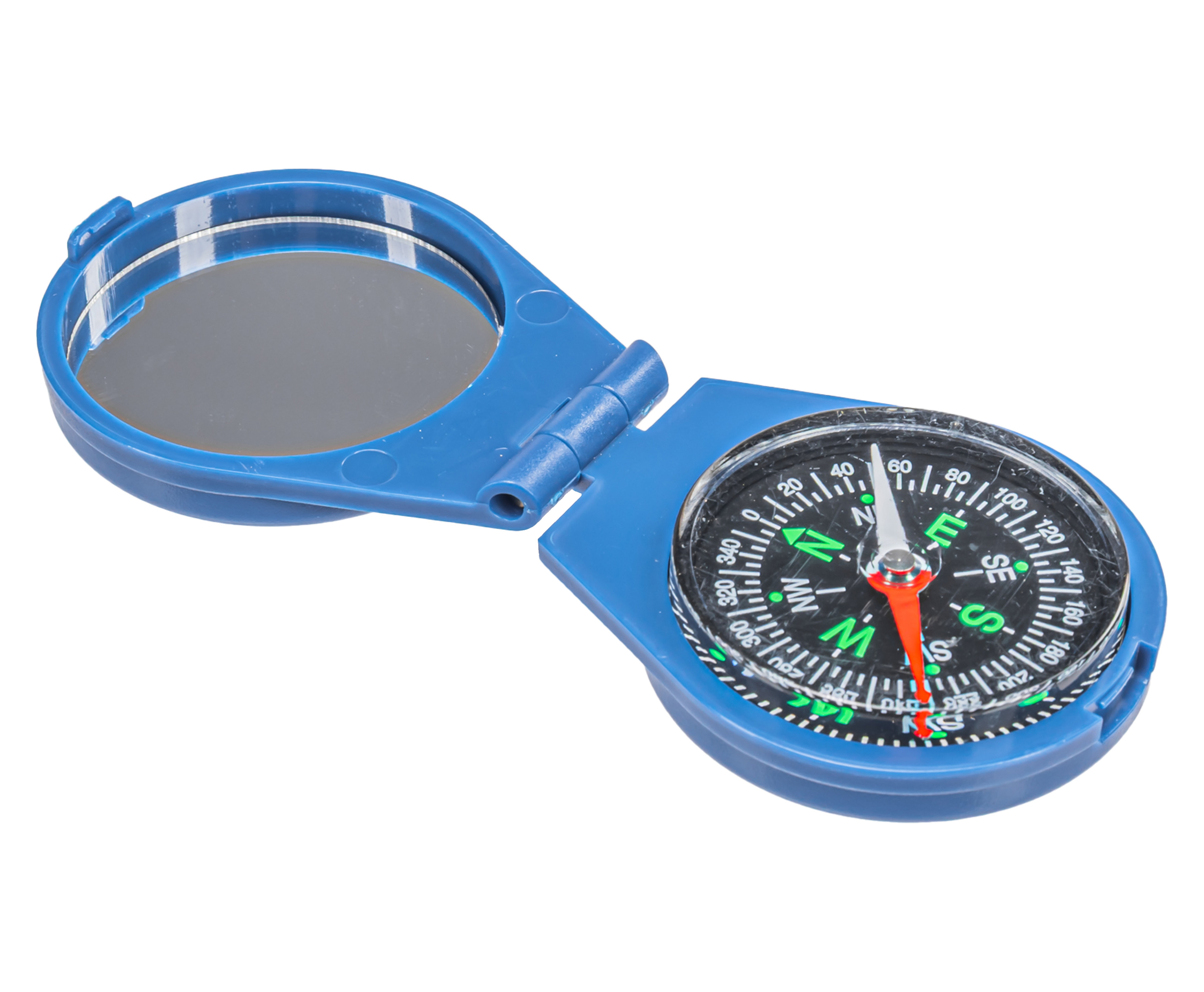 Компас ДС 45-8В, крышка, зеркало, круглый, пласт., без блистера, шт