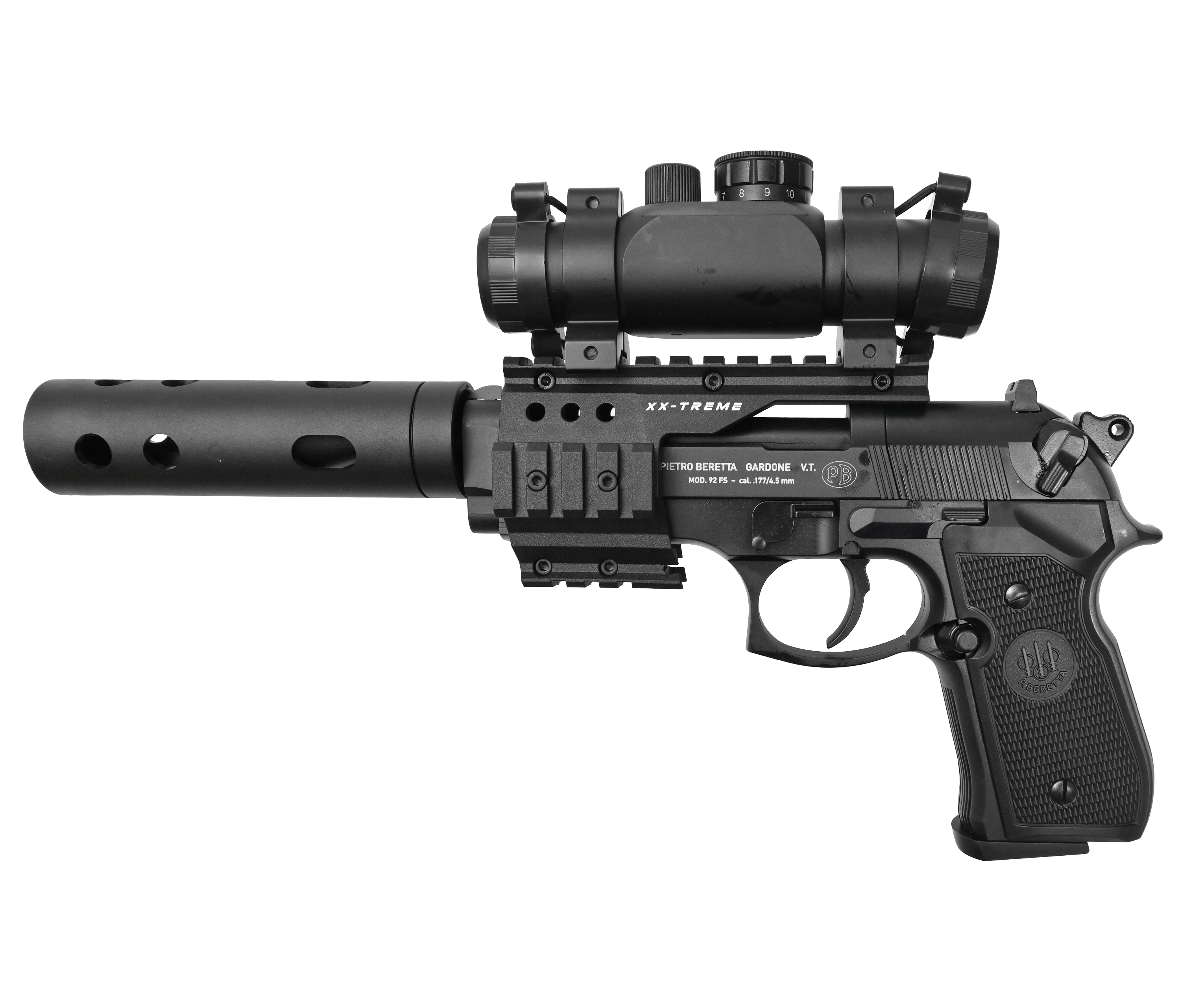 Пневматический пистолет Umarex Beretta M92 FS XX-Treme (пулевая, металл, 4.5 мм)