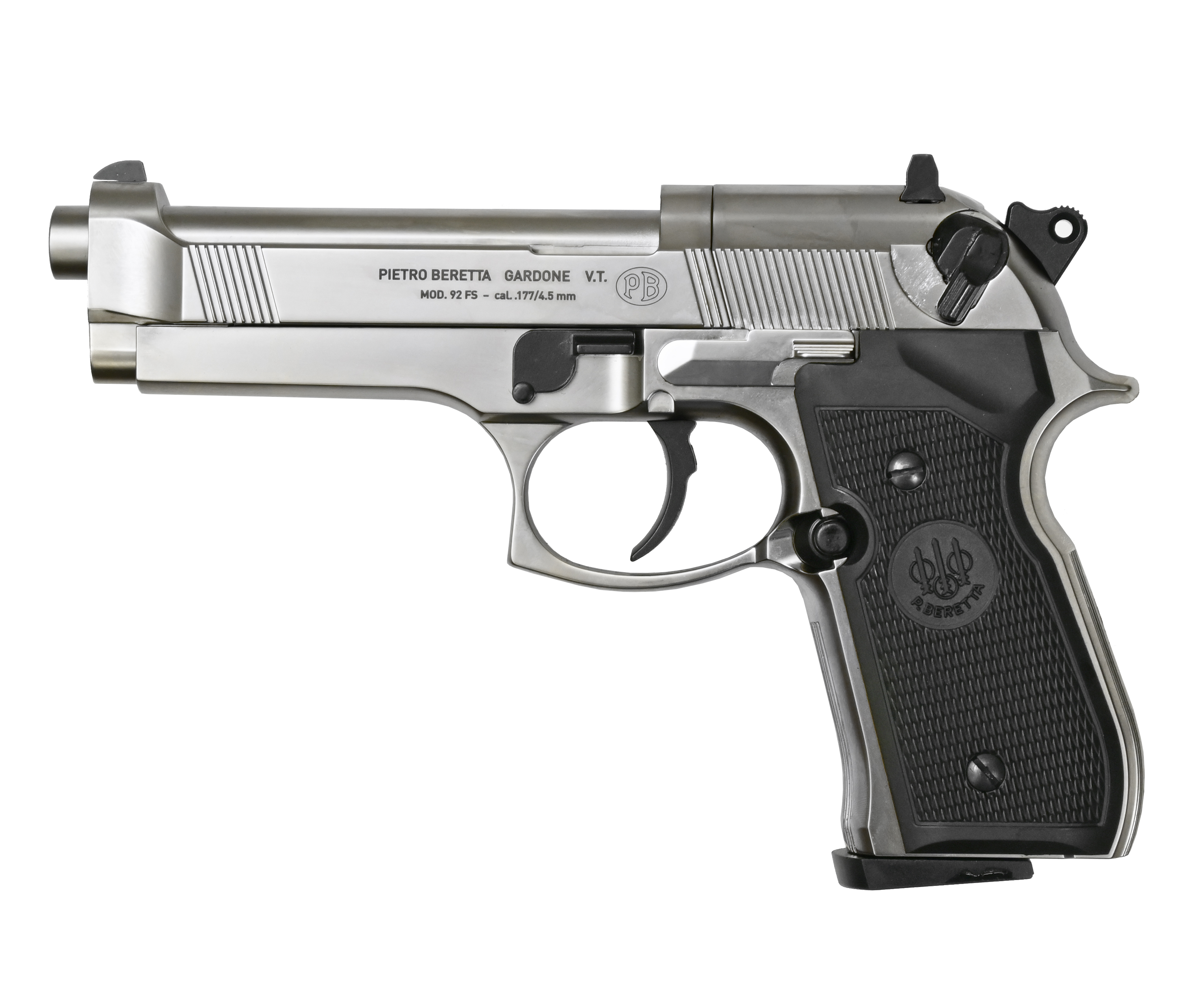 Пневматический пистолет Umarex Beretta M92 FS никель 4.5 мм
