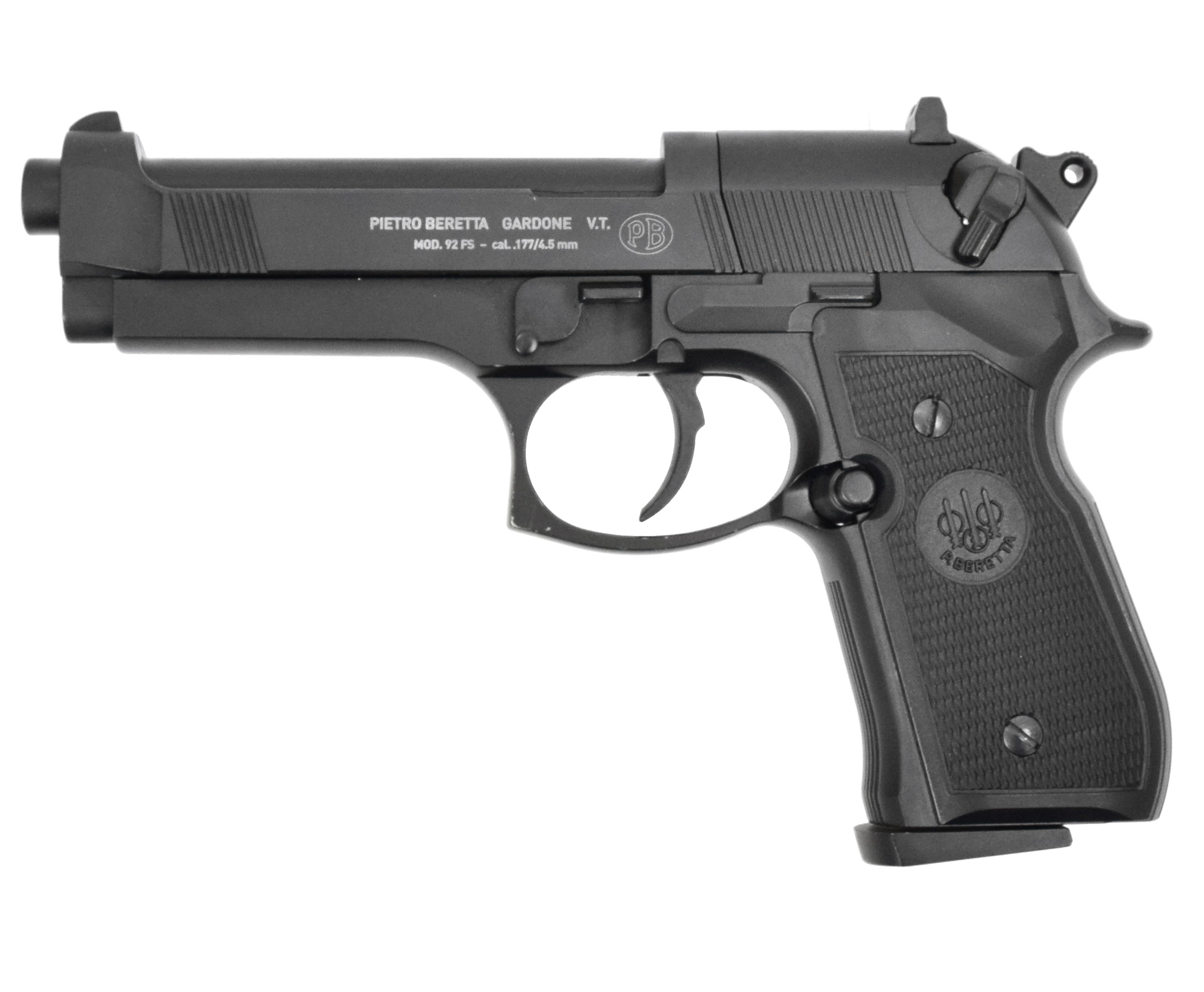 Пневматический пистолет Umarex Beretta M92 FS черный (пулевой)