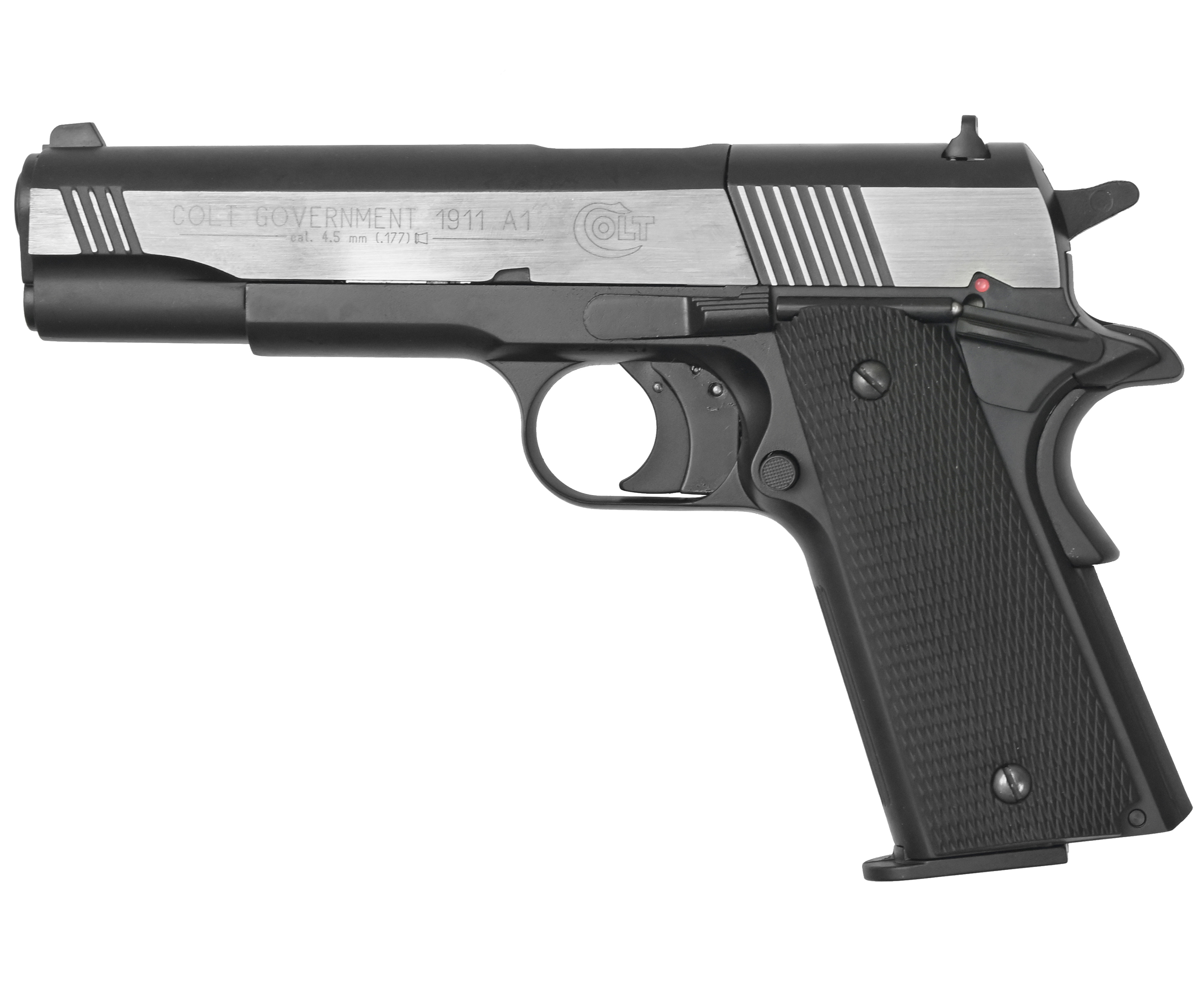 Пневматический пистолет Umarex Colt Government 1911 A1 Dark Ops 4.5 мм (пулевой)