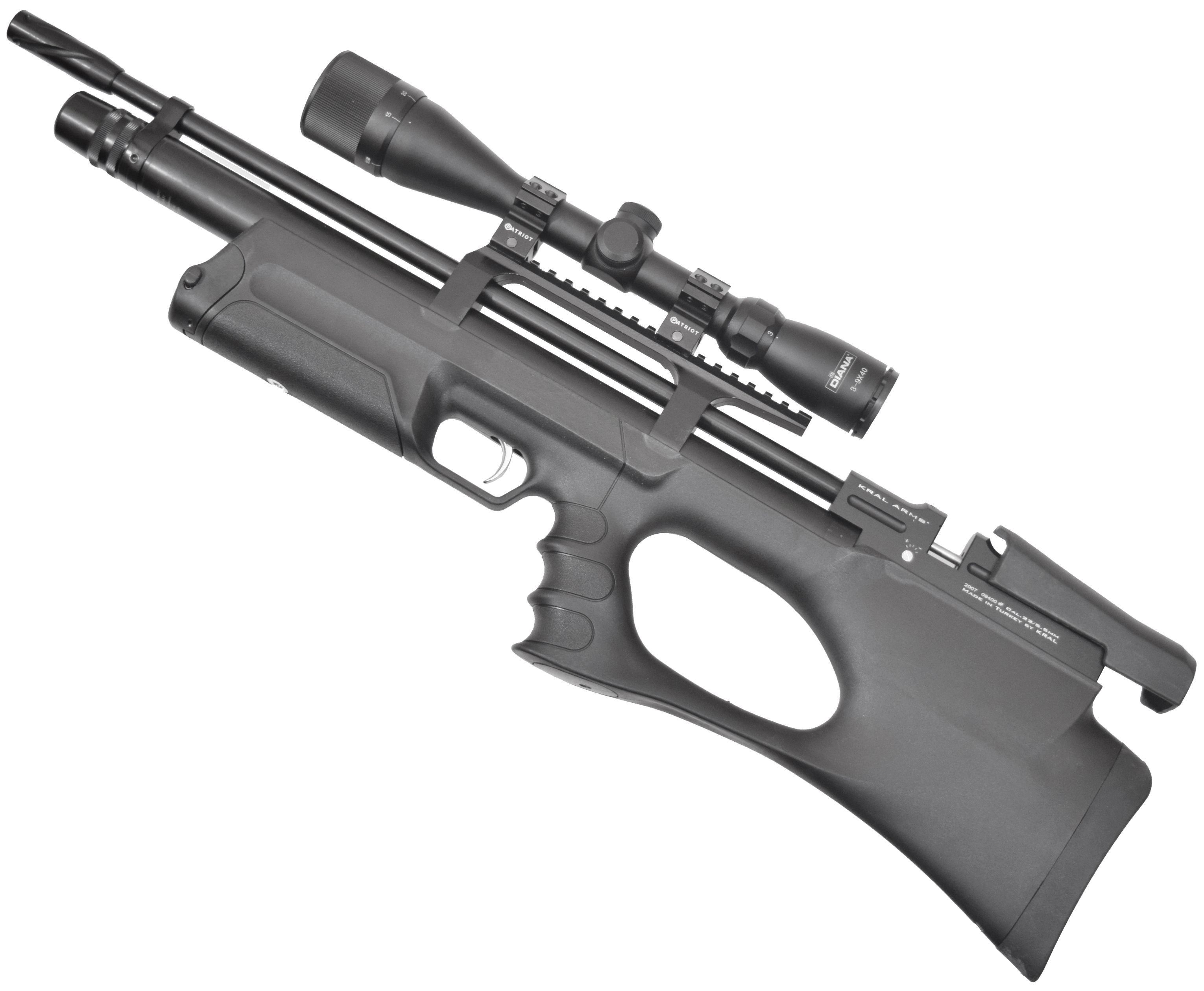 Пневматическая винтовка Kral Puncher Breaker 3S 5.5 мм (PCP, Bull-Pup, пластик)