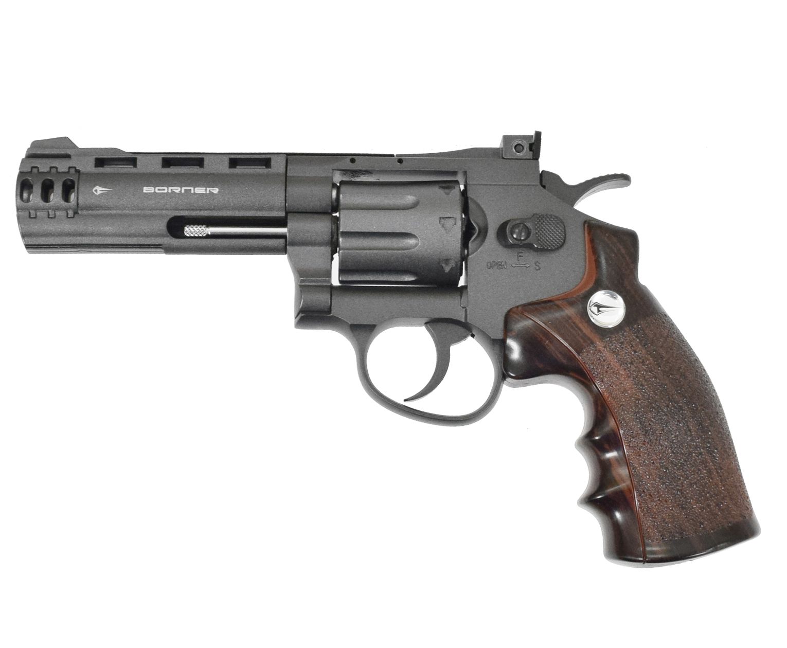 Пневматический револьвер Borner Sport 705 4.5 мм (рукоять под дерево)