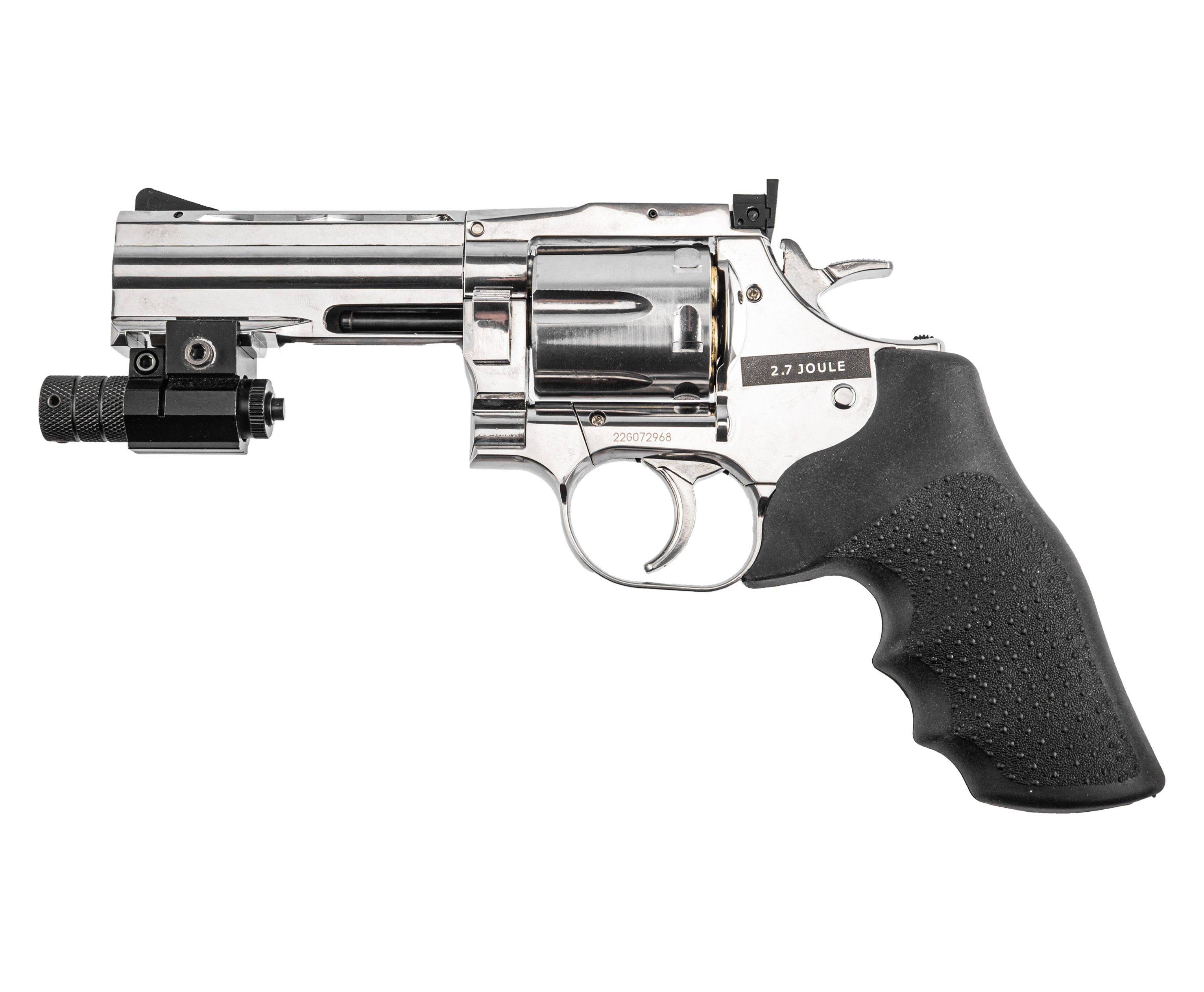 Пневматический револьвер ASG Dan Wesson 715-4 Silver 4.5 мм (пулевой, 18612)