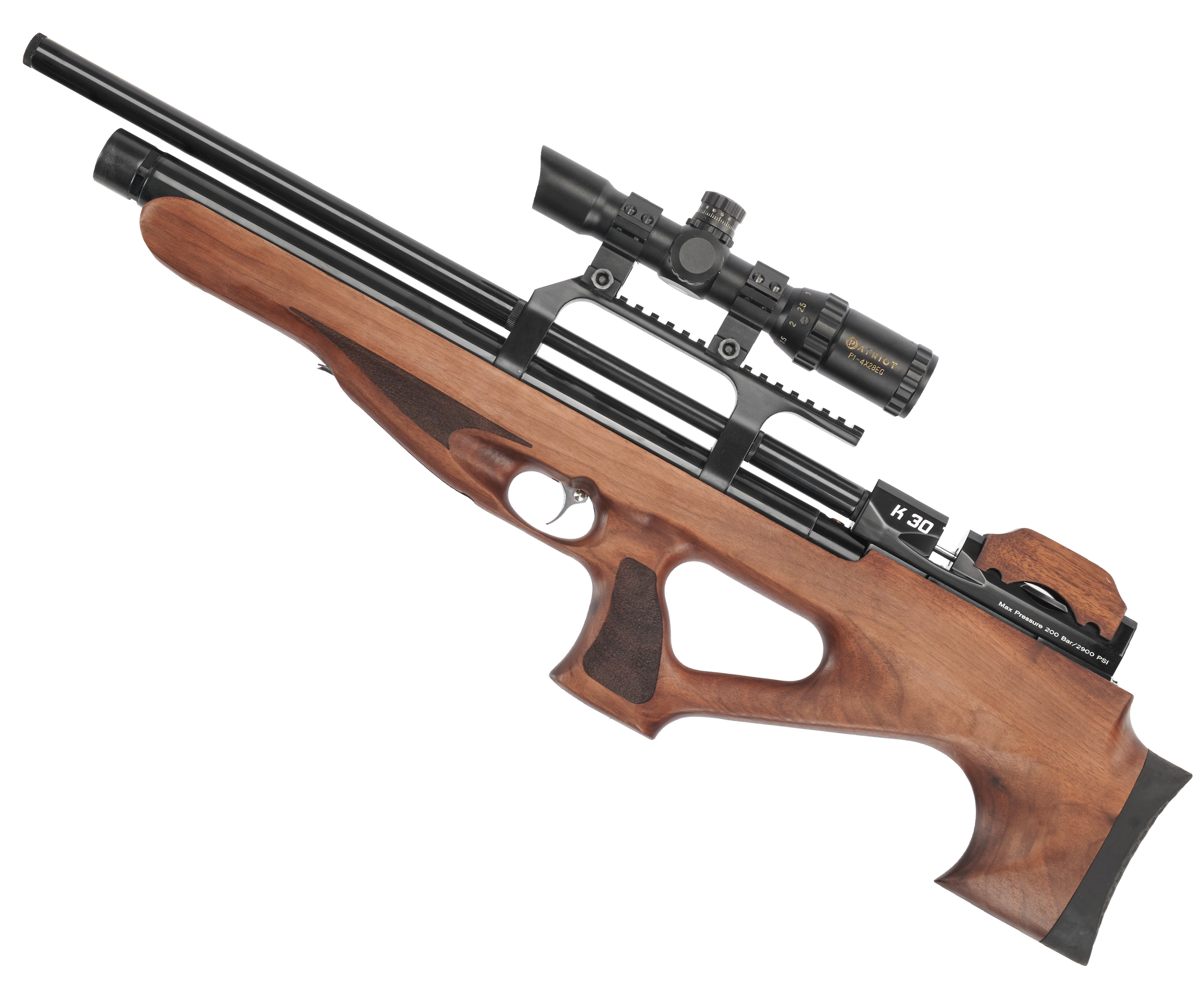 Пневматическая винтовка Kuzey K30 5.5 мм (орех, BullPup)