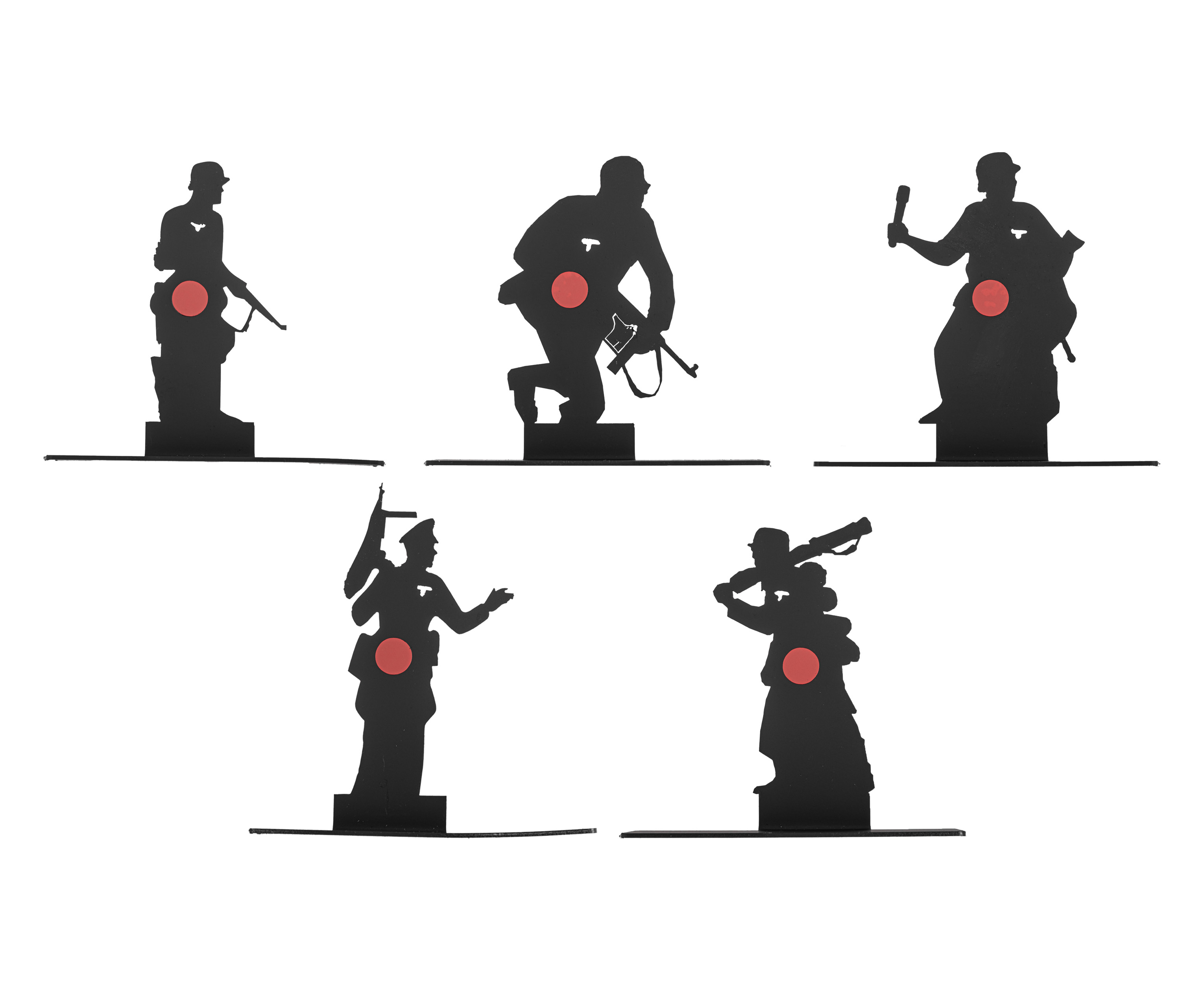 Комплект мишеней Shootman солдаты (5 шт, 2 мм)