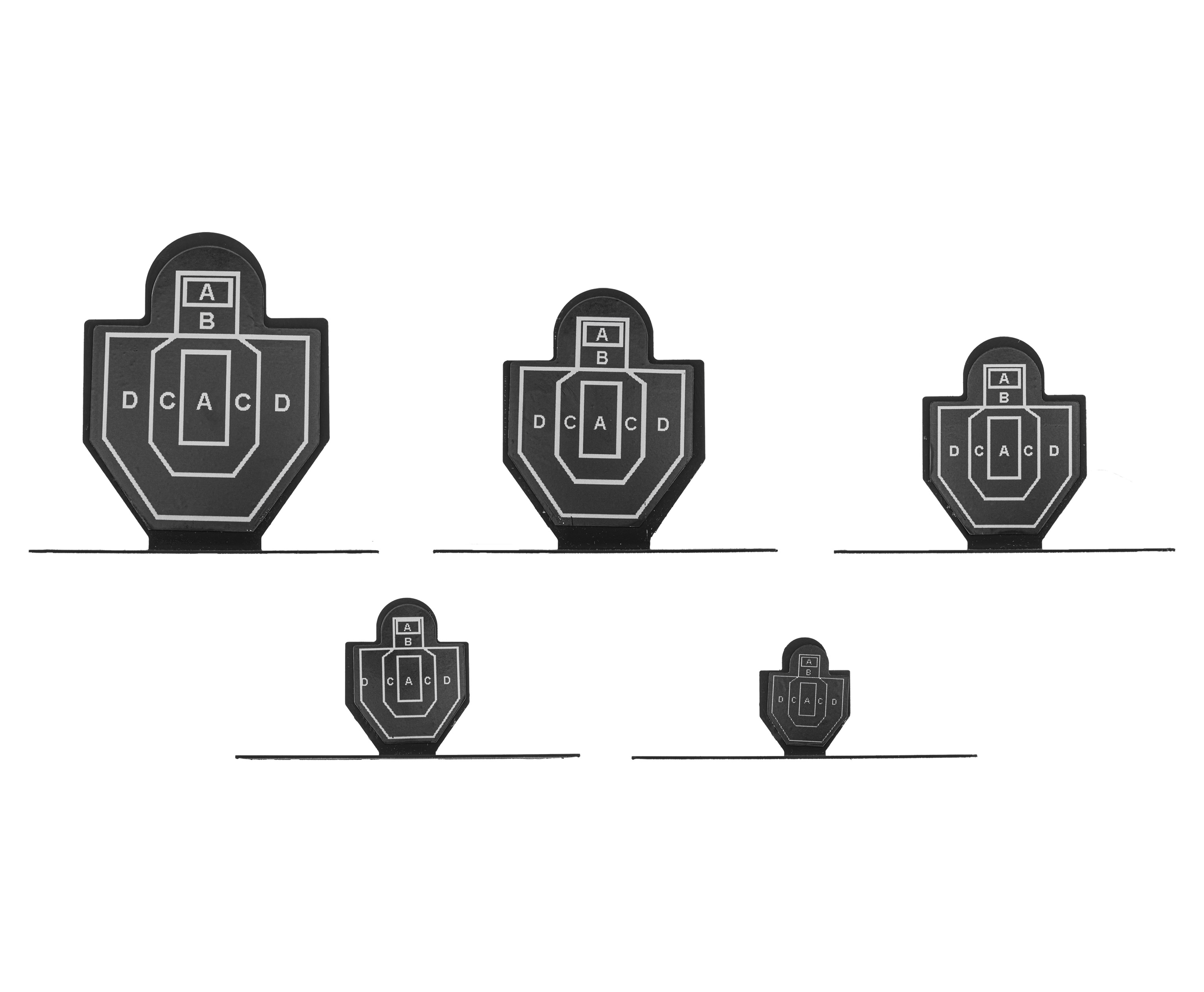 Комплект мишеней Shootman силуэт (5 шт, 1 мм)