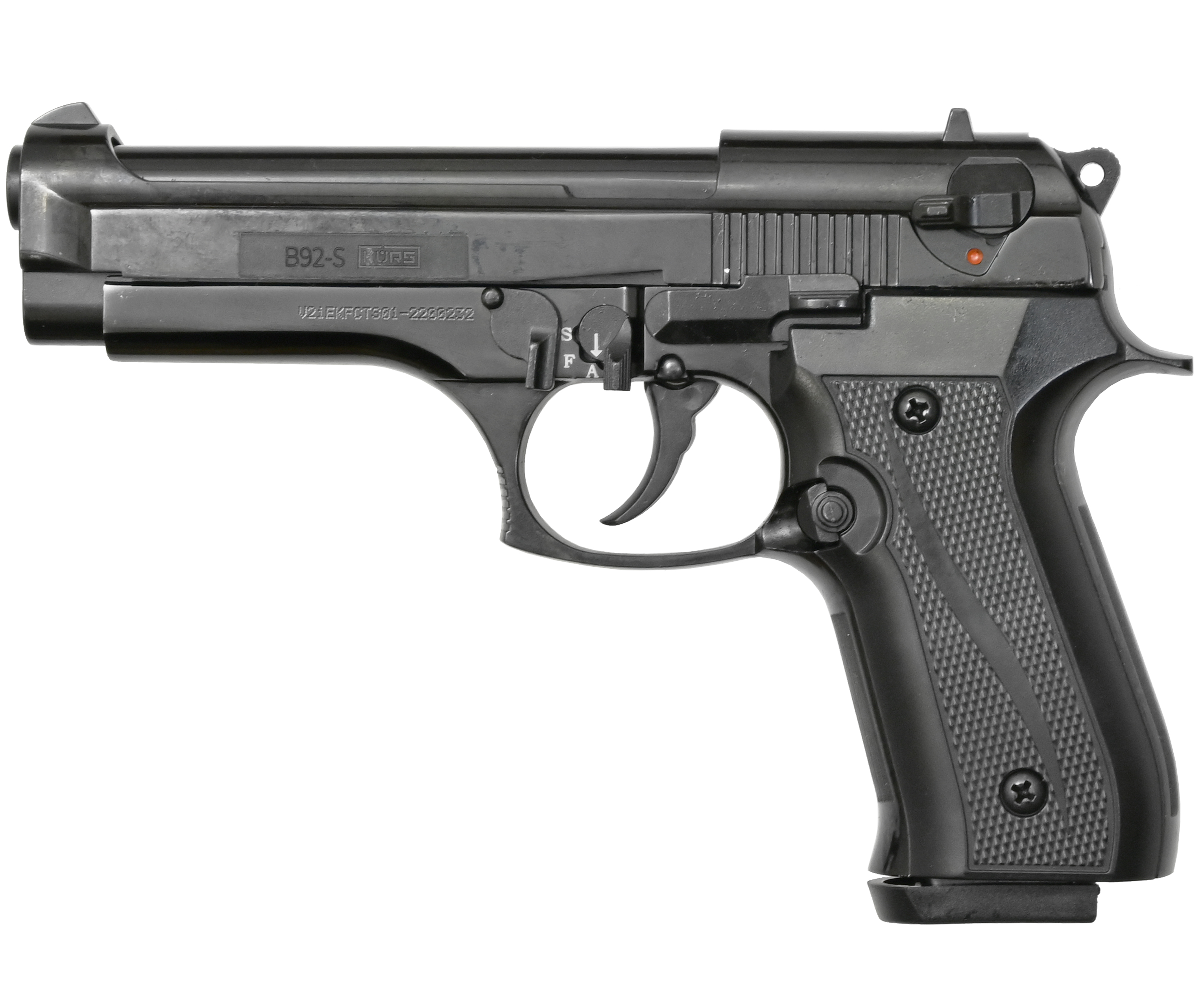 Сигнальный пистолет Курс-С B92-S 5.5 мм (10ТК, Beretta B92) купить в Москве  и СПБ, цена 26986 руб. Доставка по РФ!