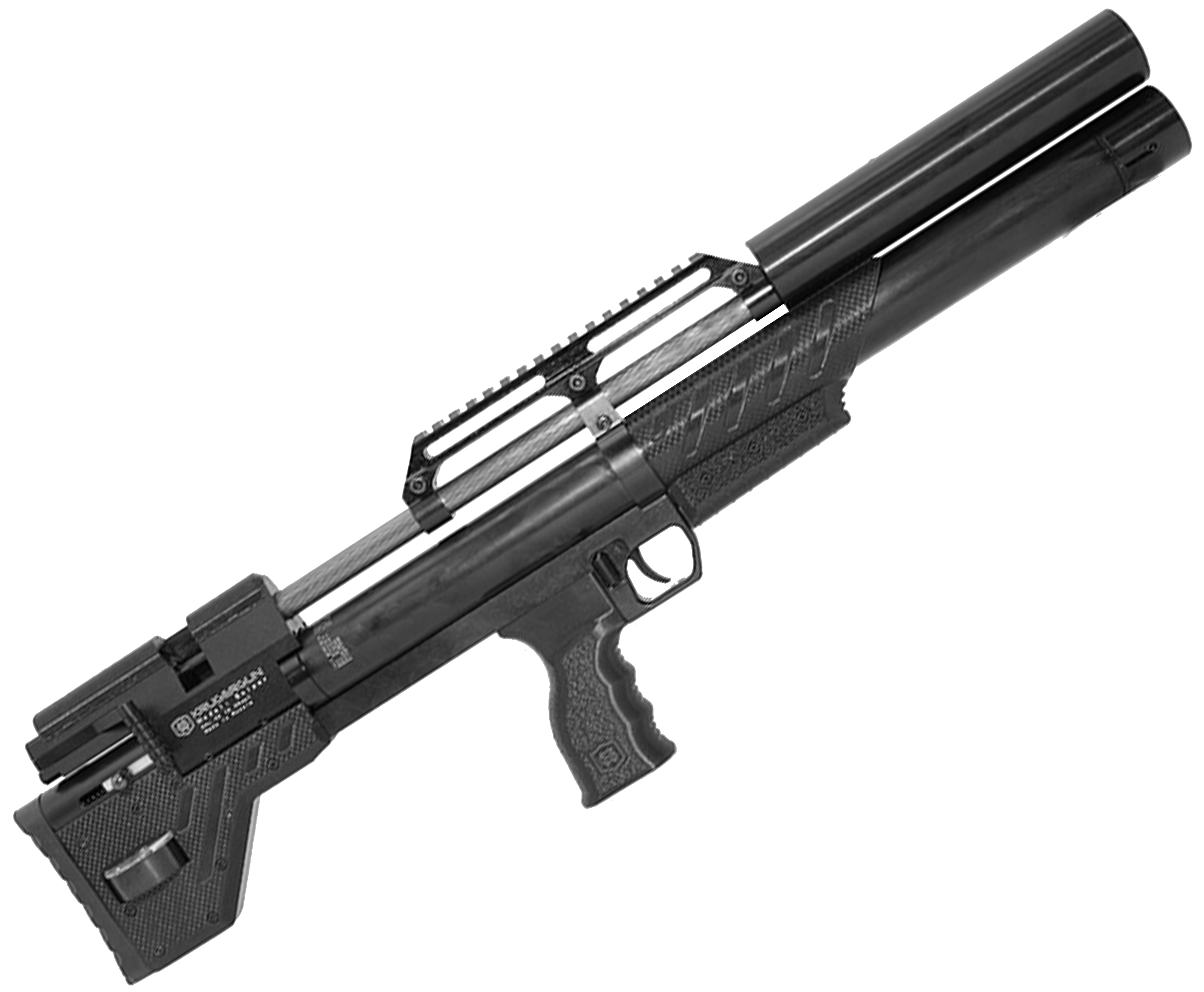  Пневматическая винтовка Krugergun Снайпер Буллпап 4.5 мм (420 мм, резервуар 510, прямоток, пластик)