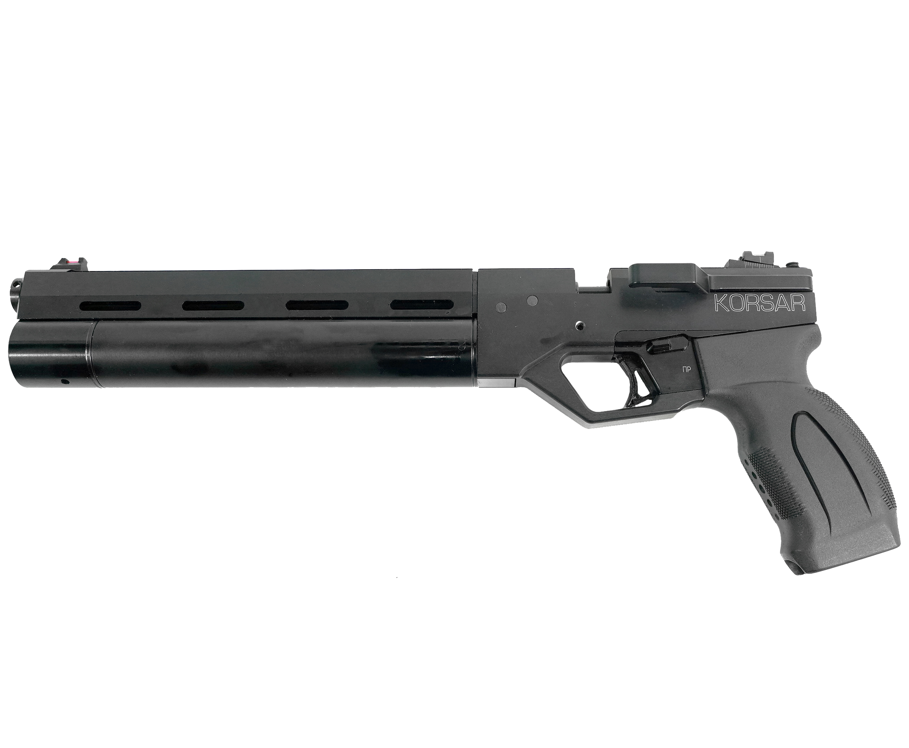 Пневматический пистолет KrugerGun Корсар 4.5 мм (240 мм, d32, пластик, с манометром)
