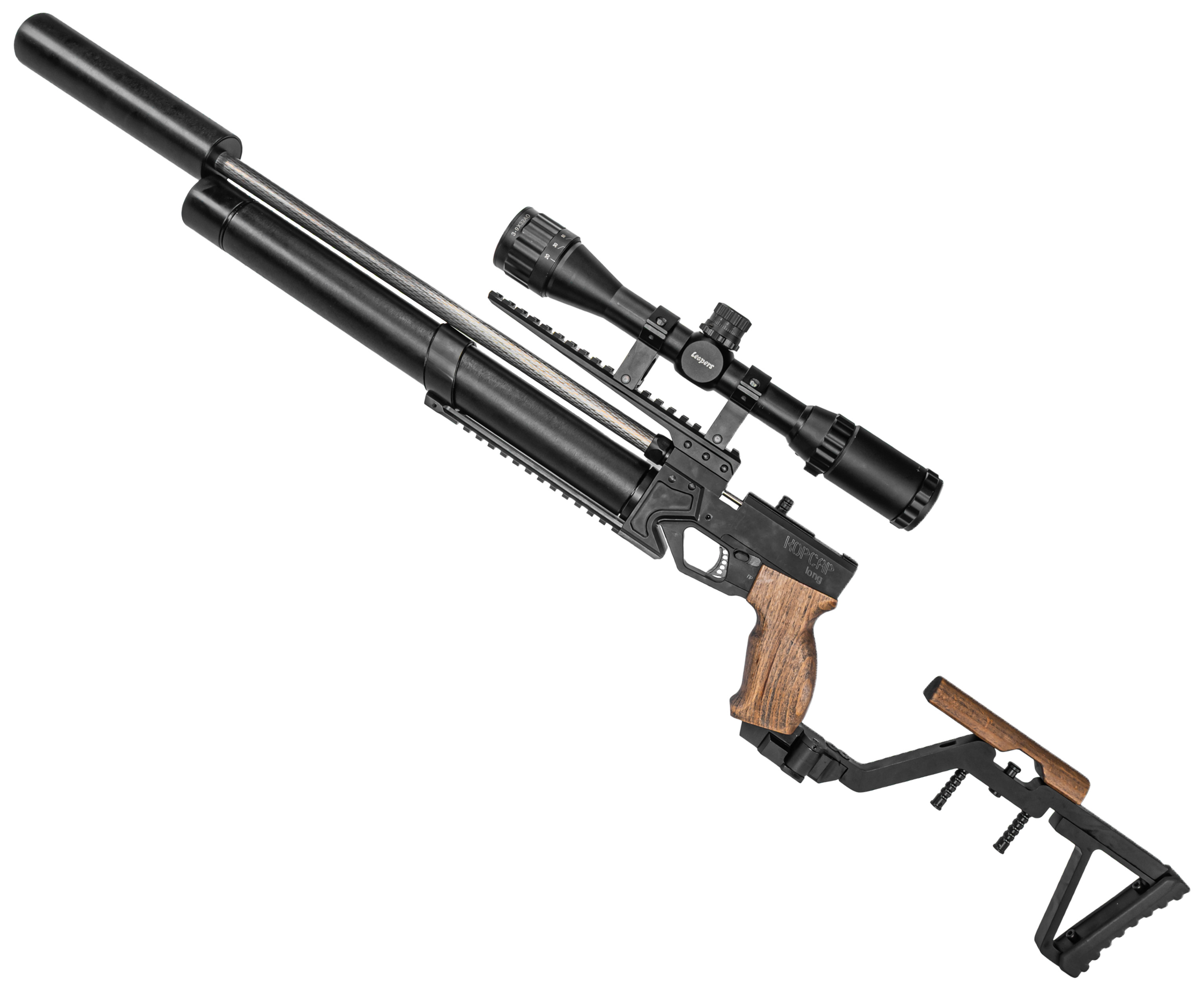 Пневматическая винтовка KrugerGun Корсар 4.5 мм (прямоток, 420 мм, дерево)