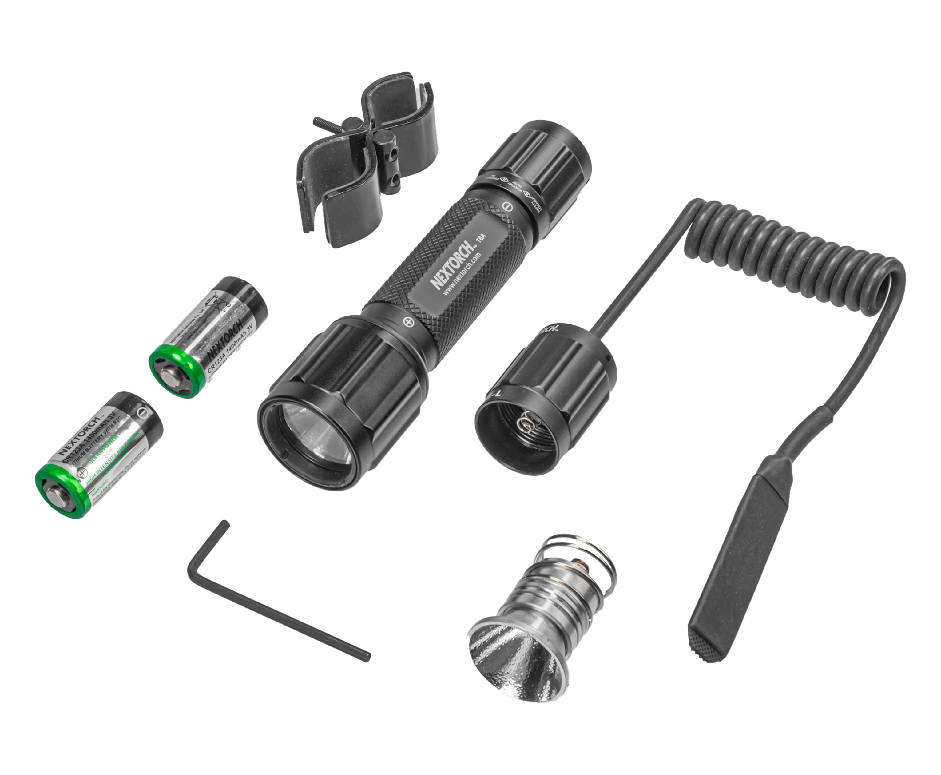 Фонарь тактический Nextorch T6A LED SET (комплект, 160 Люмен)