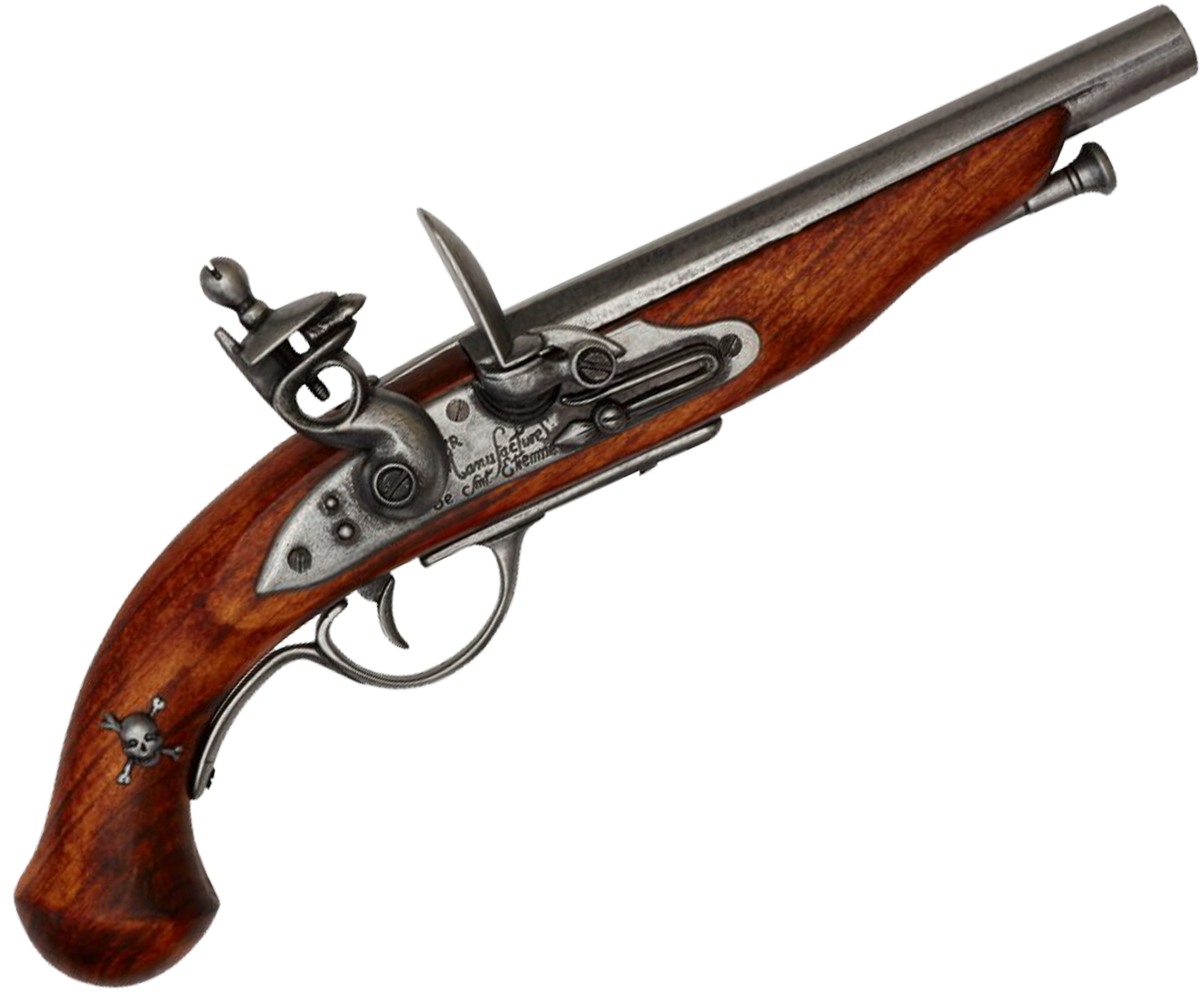 Кремниевый пистолет Denix D7/1012 (Пиратский, Франция XVIII в)