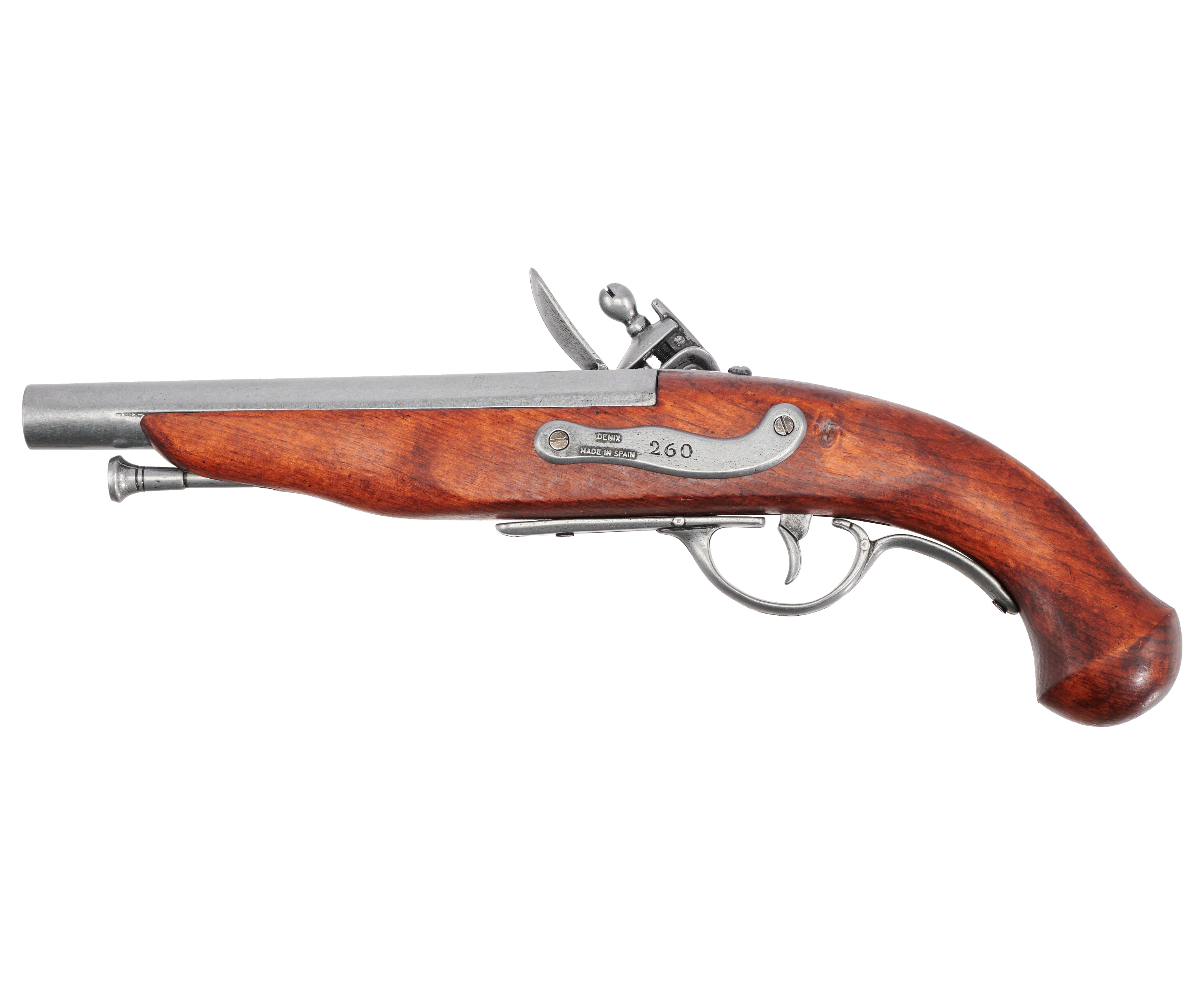 Кремниевый пистолет Denix D7/1012 (Пиратский, Франция, XVIII в)
