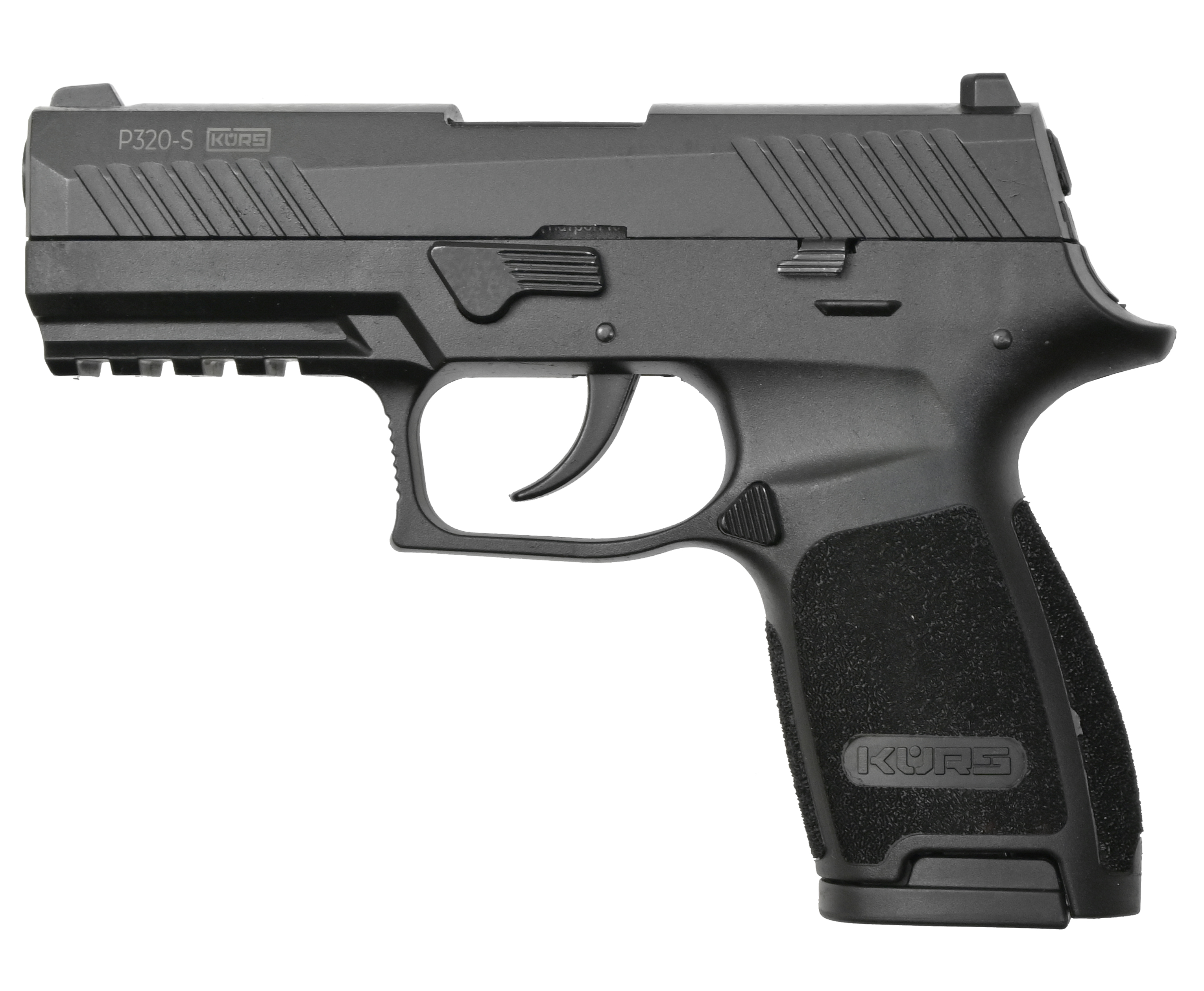 Сигнальный пистолет Kurs P320-S 5.5 мм (Sig Sauer, 10 ТК, черный) купить в  Москве и СПБ, цена 27202 руб. Доставка по РФ!